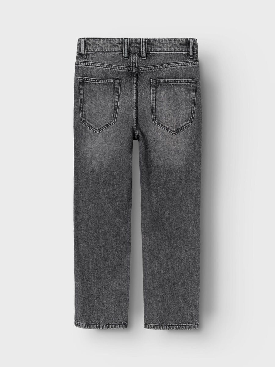 Name It Ryan 13224456 Junior Jeans Dritto Nero Slavato Marrone