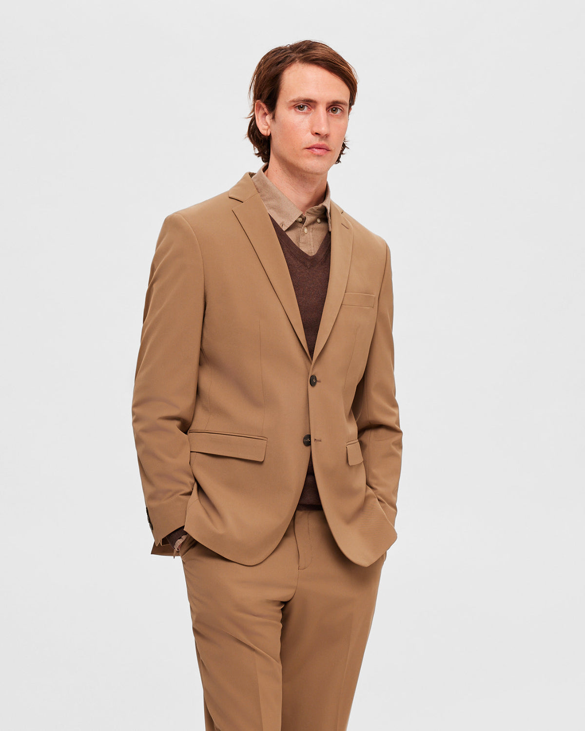 Blazer Liam Slim Flex Camel