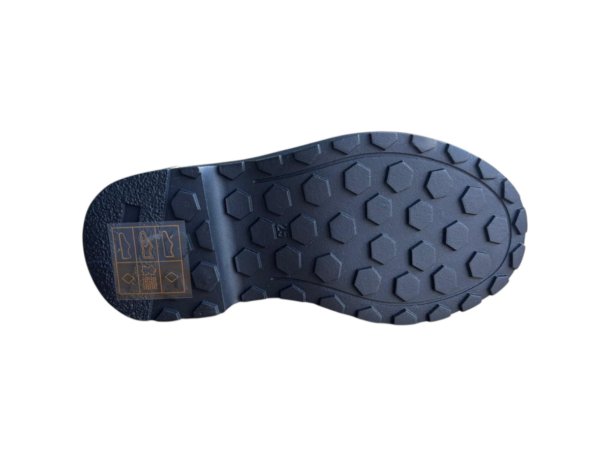 Cult stivale bimbo senza laccio con borchie, elastico e cerniera laterale T-712 25-30 nero