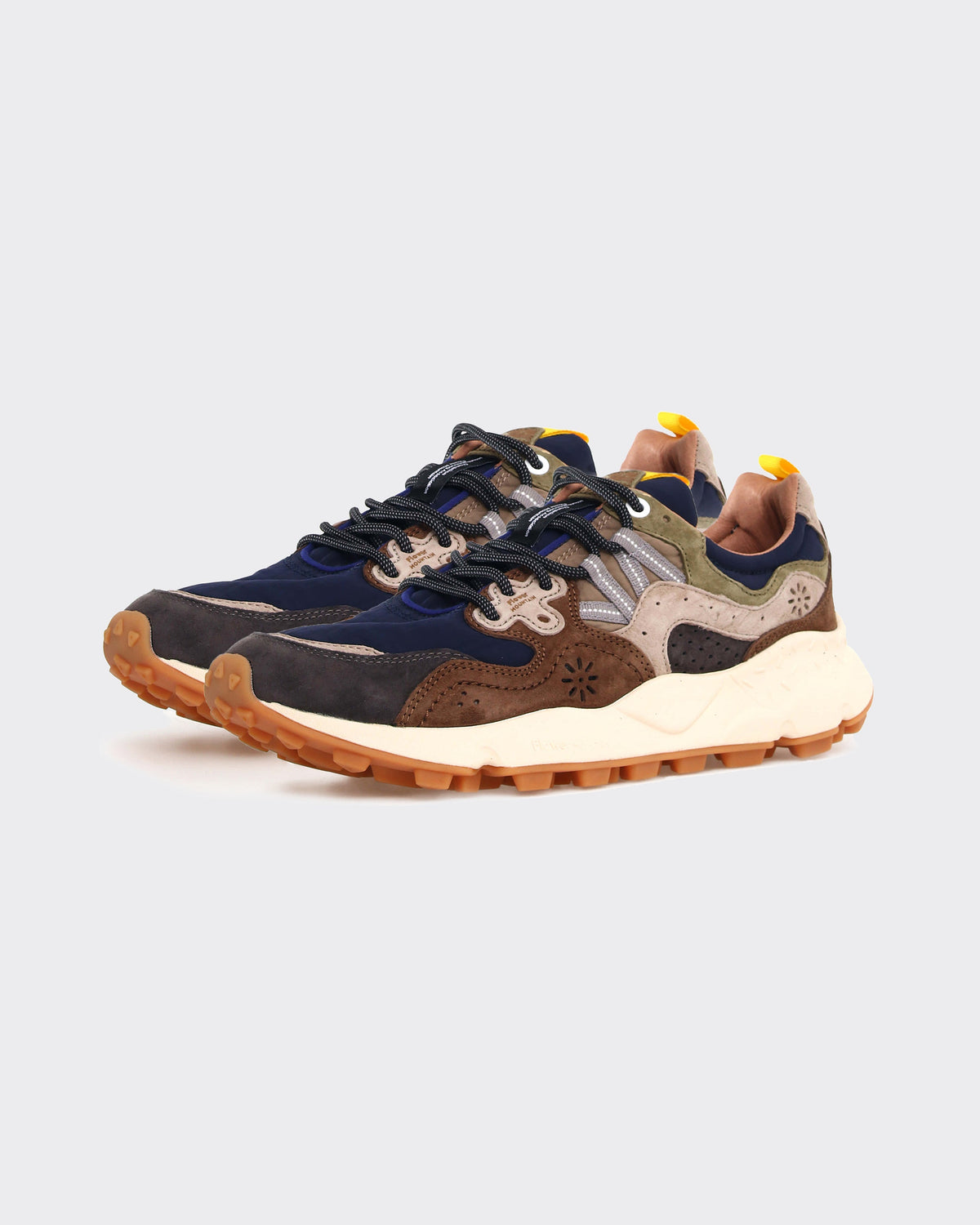 Sneakers Yamano 3 Suede-Nylon Dark Grey/Brown