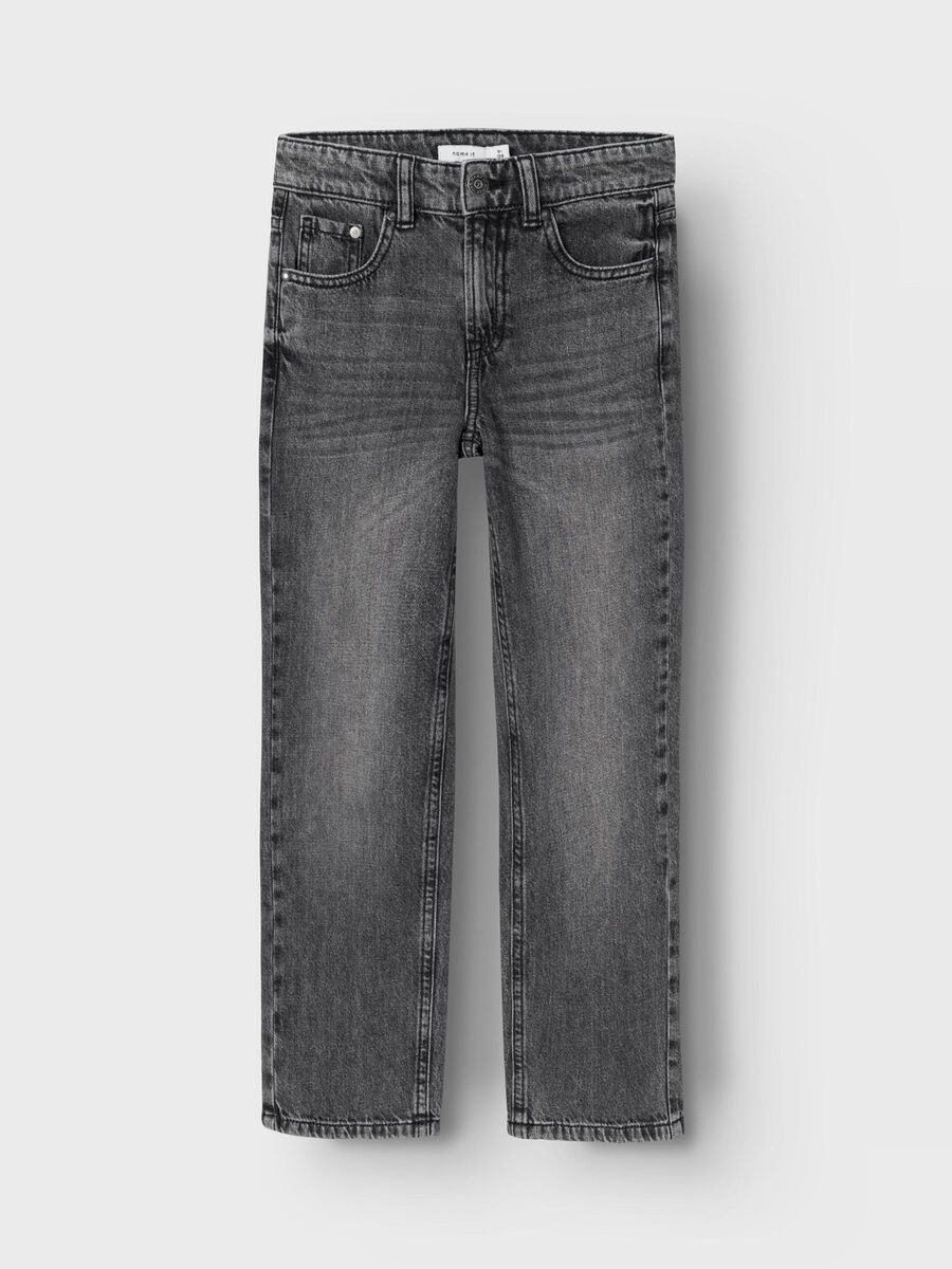 Name It Ryan 13224456 Junior Jeans Dritto Nero Slavato Marrone