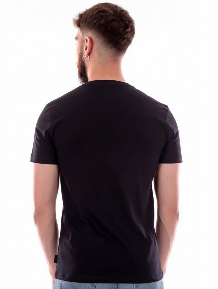 Yes Zee maglietta manica corta da uomo 0382 T778 OQ00 0801 nera