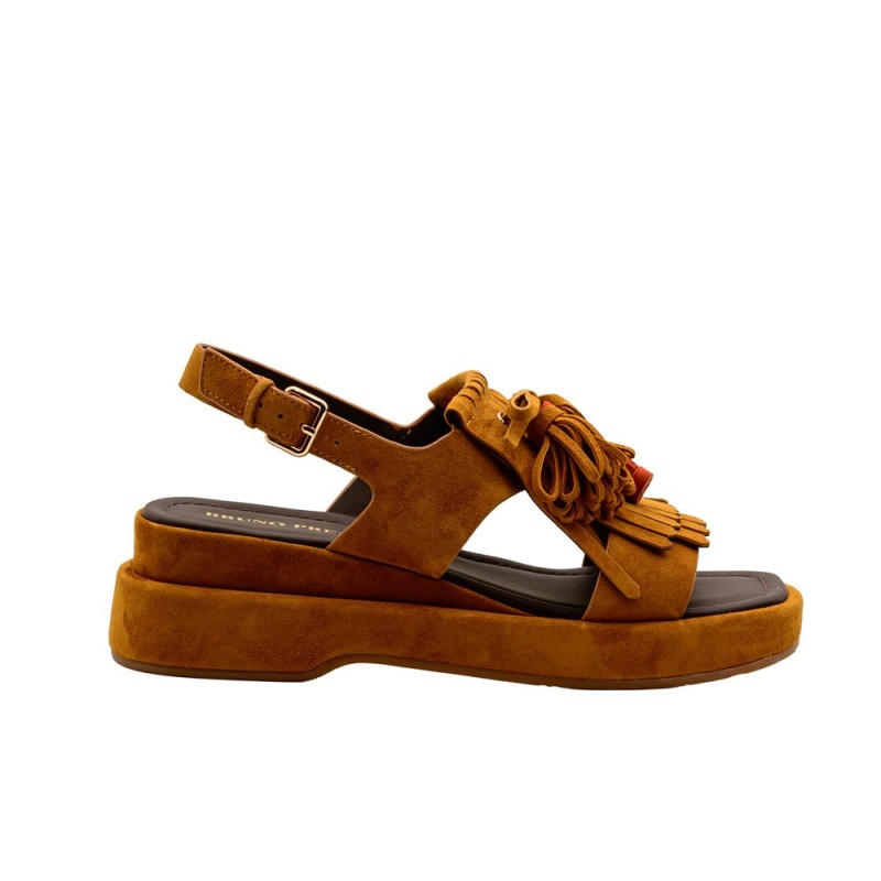 BRUNO PREMI sandalo Donna in camoscio Saffron Mattone BN5503X