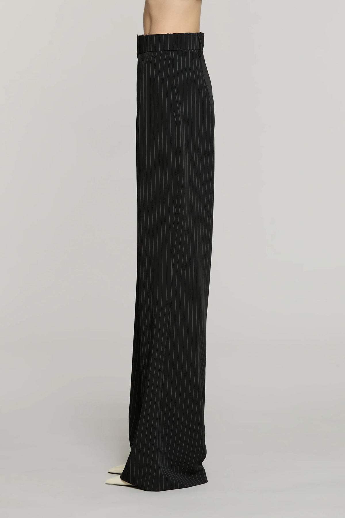 Relish Pantalone BENETTI con cintura gessato RDA2607091033 nero