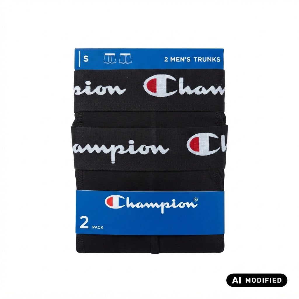 Champion boxer intimo uomo in cotone elasticizzato U20194-KK001 nero
