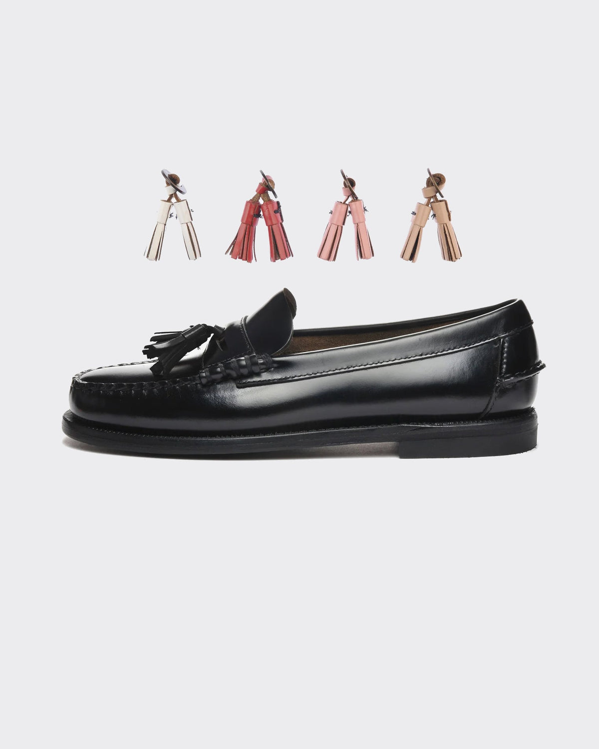 Mocassino Woman Classic Dan Multi Tassel Nero/Multicolor