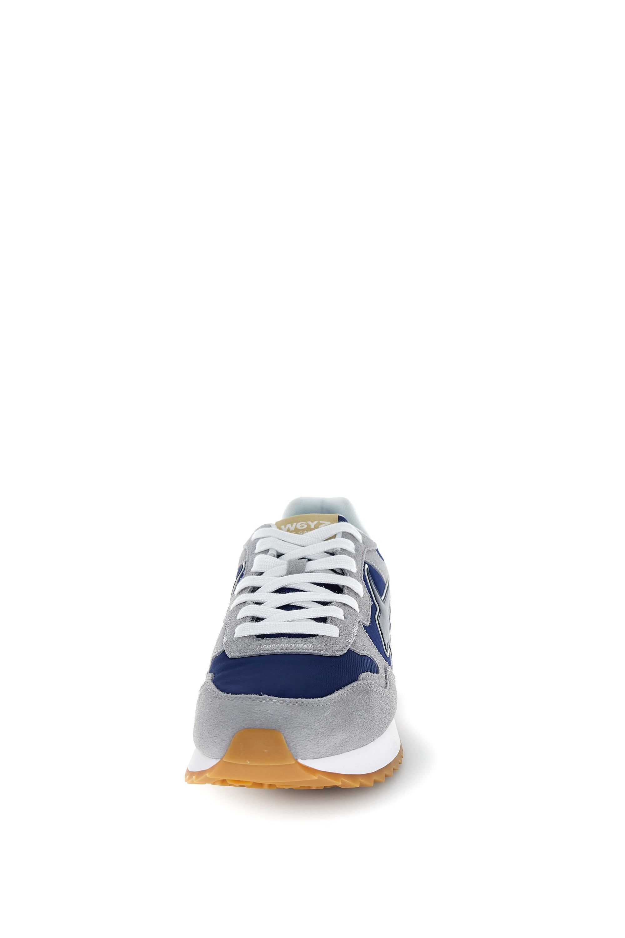 YAK-M. - Sneakers in tessuto tecnico e suede - Grigio-Navy