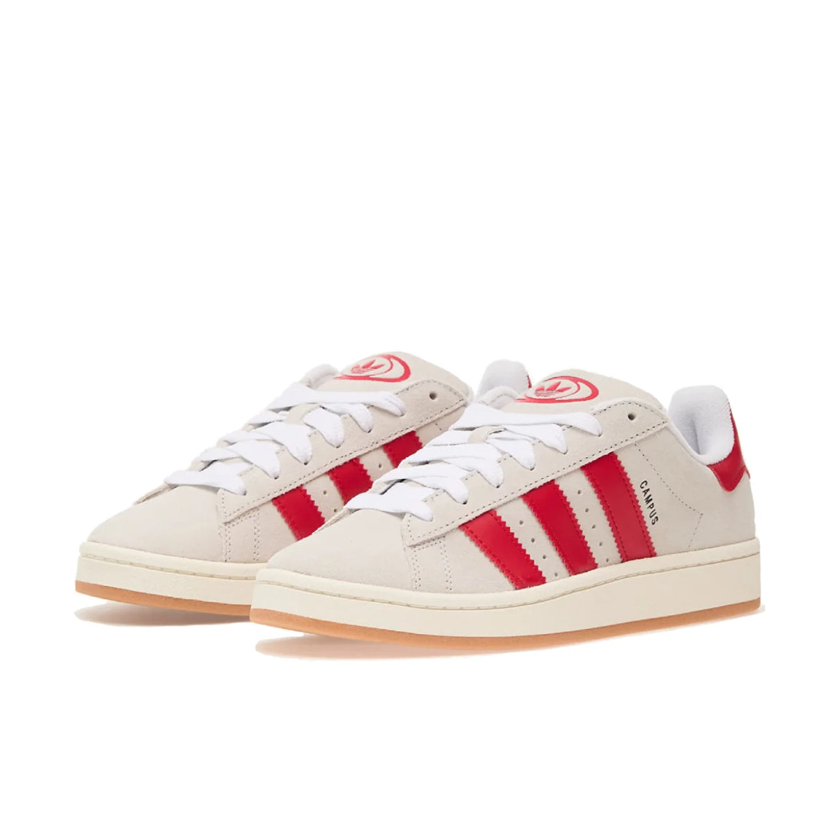 adidas Campus 00s Crystal White Better Scarlet