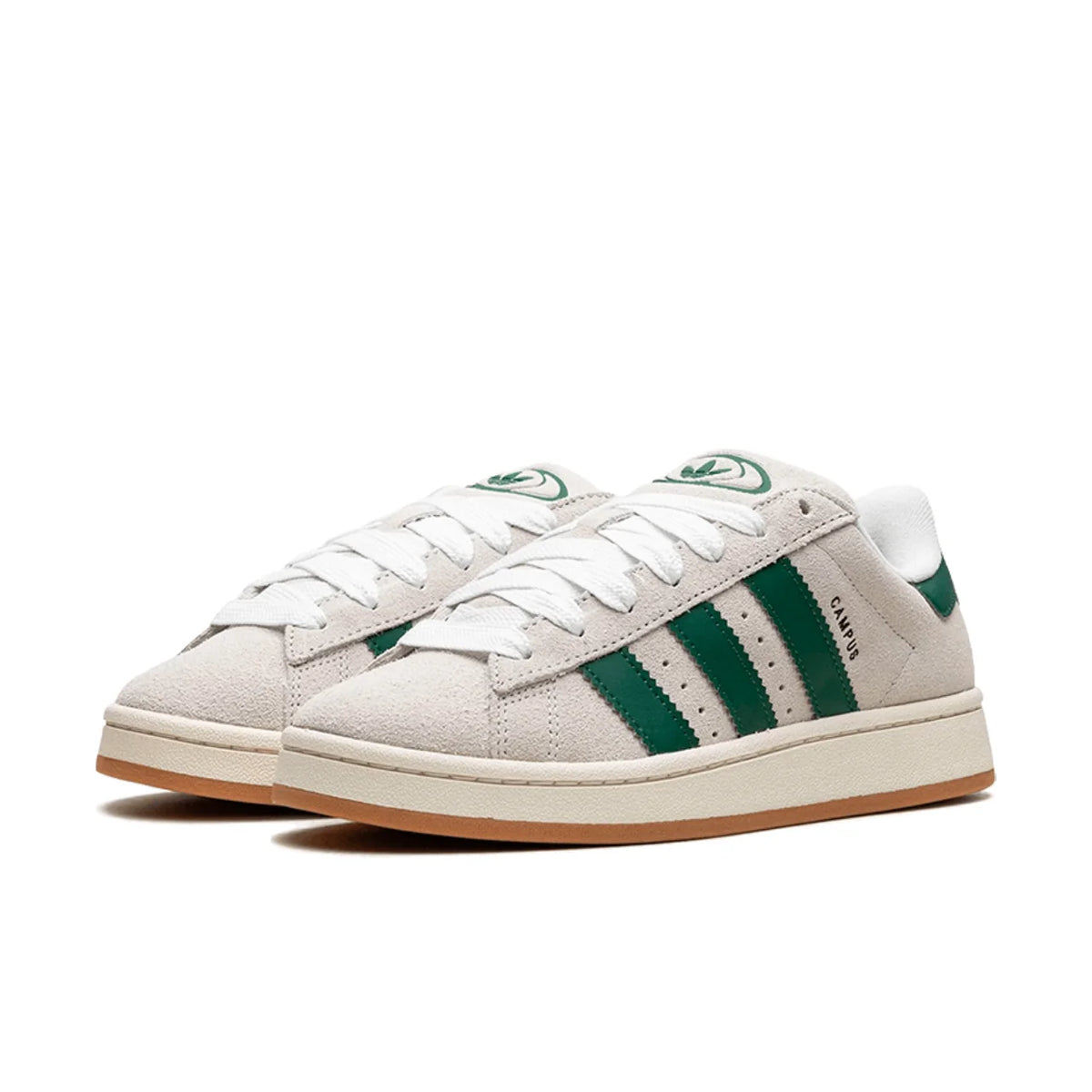 adidas Campus 00s Crystal White Dark Green