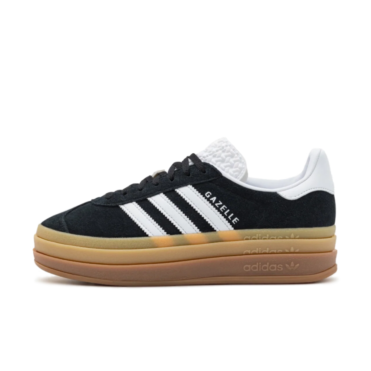 adidas Gazelle Bold Black White Gum