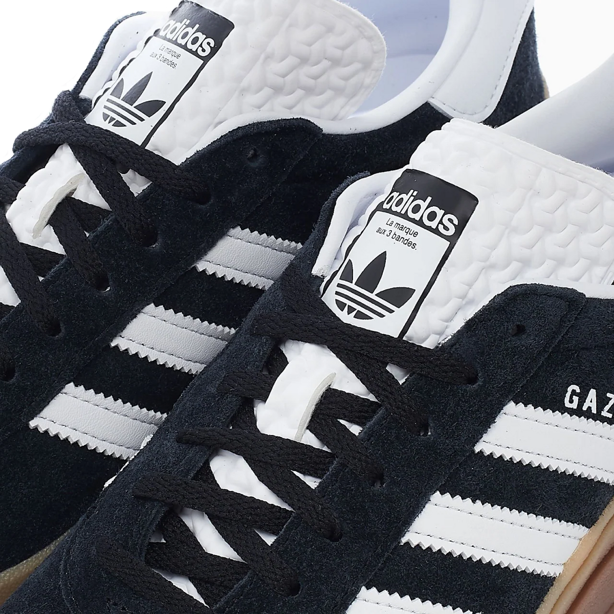 adidas Gazelle Bold Black White Gum
