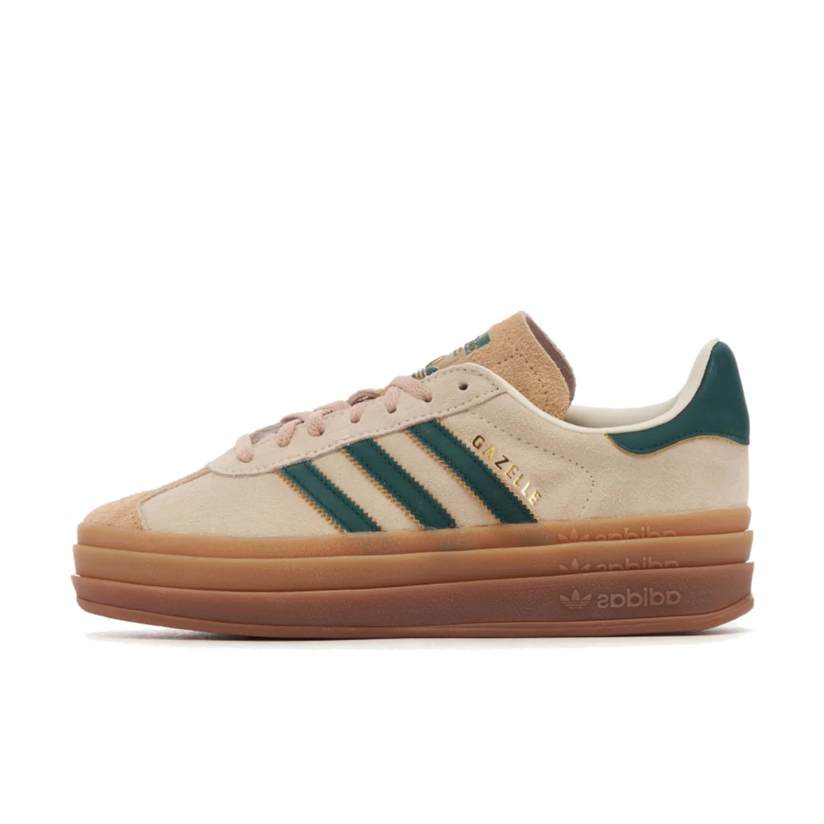 adidas Gazelle Bold Magic Beige Collegiate Green