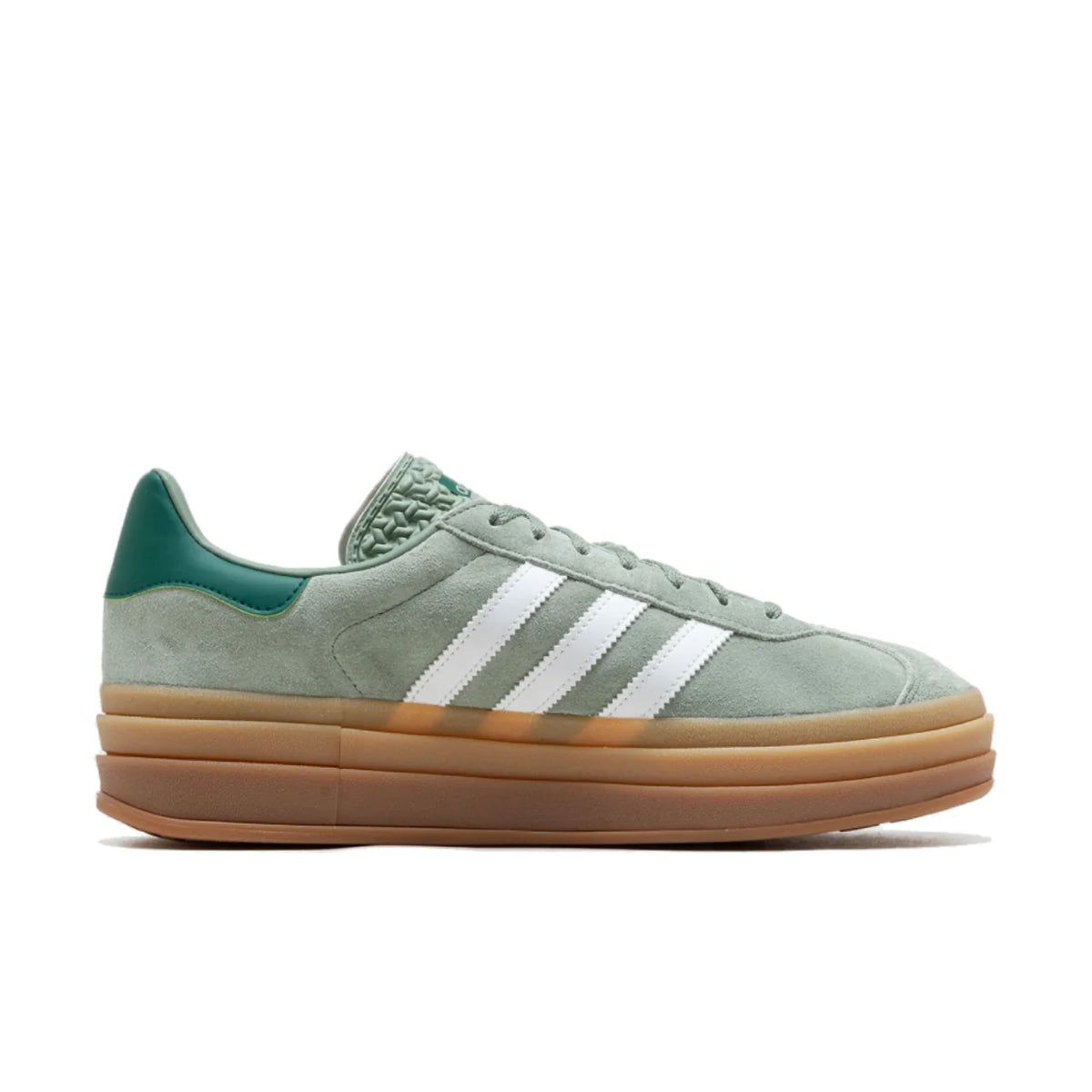 adidas Gazelle Bold Silver Green Gum