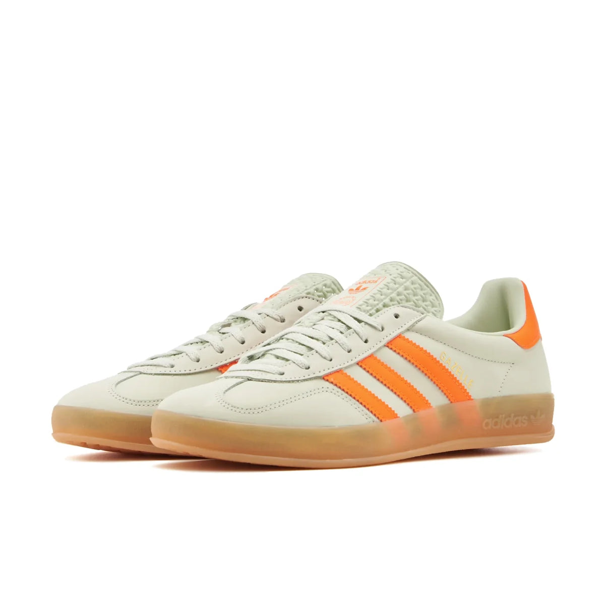 adidas Gazelle Indoor Linen Green Solar Orange