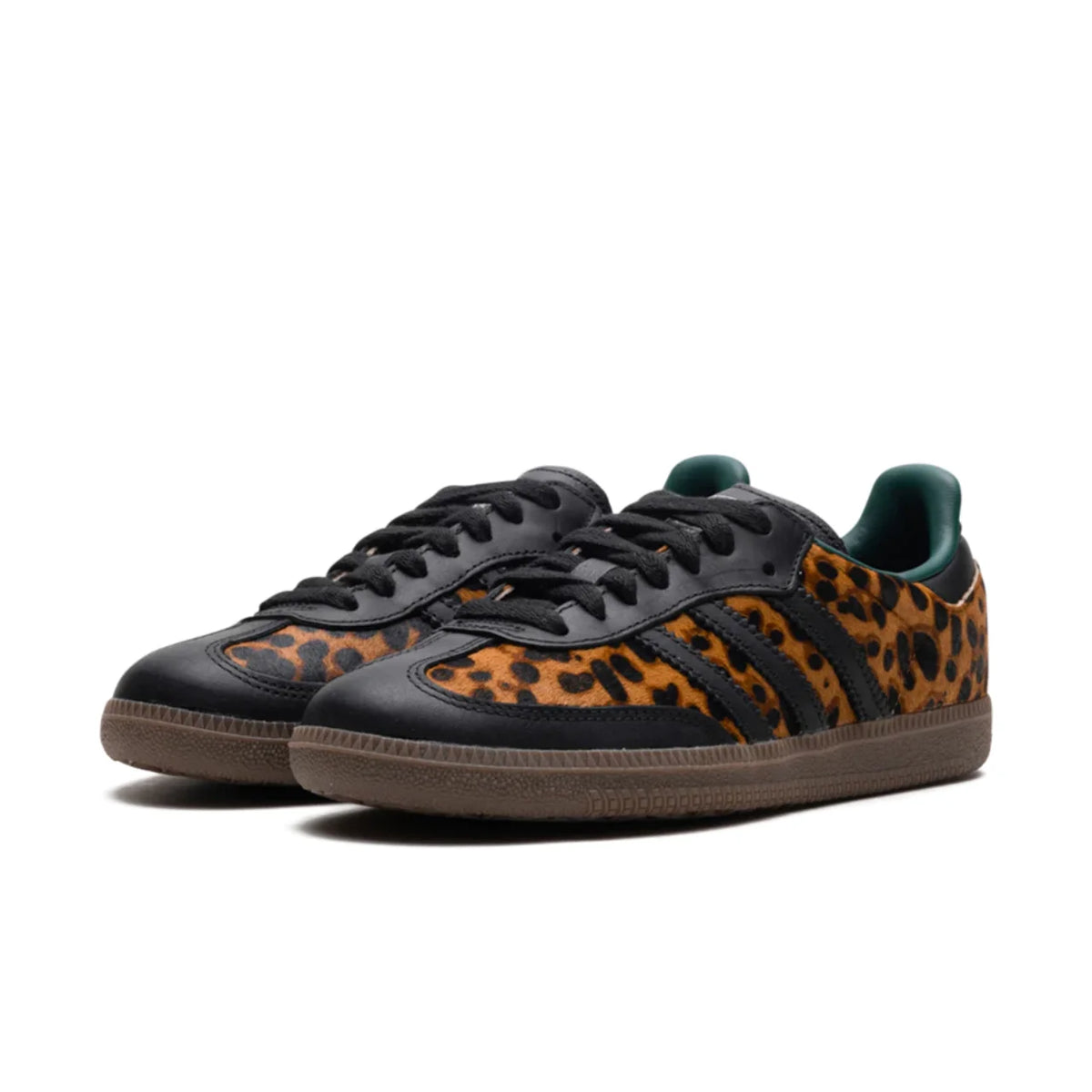 adidas Samba OG Black Green Leopard