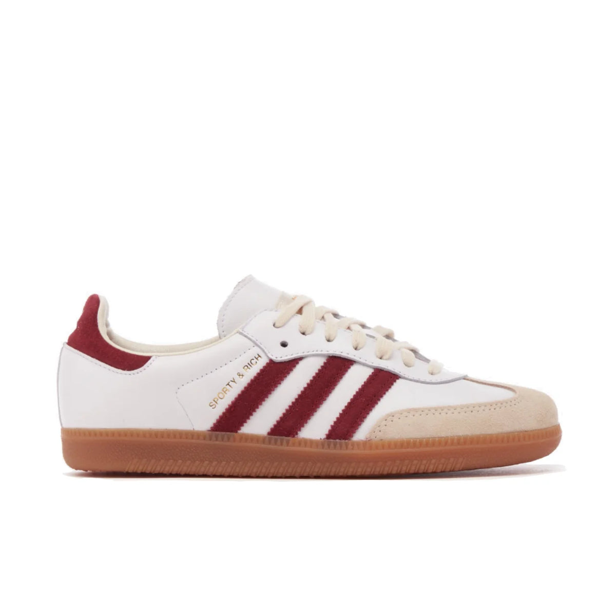 adidas Samba Sporty &amp; Rich White Collegiate Burgundy