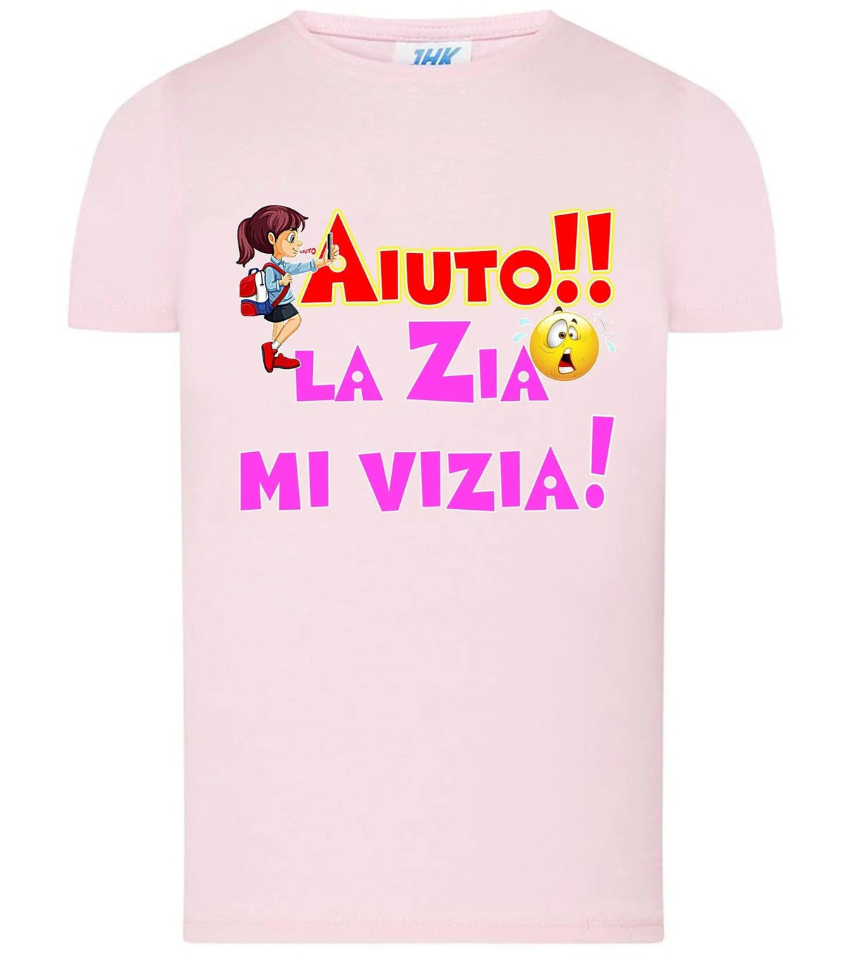 Aiuto la Zia mi Vizia T-shirt solo da femmina Mod. Slim