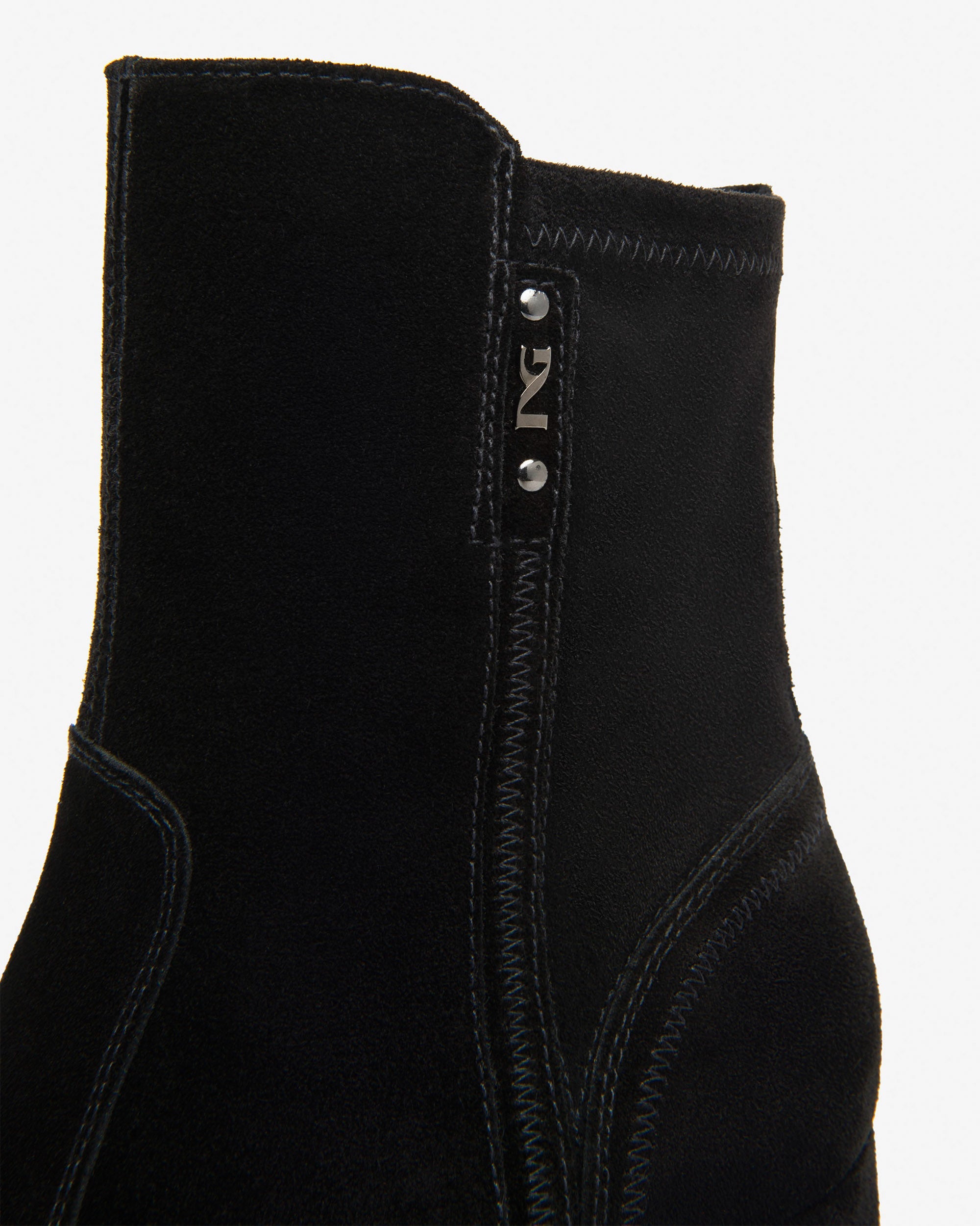 NeroGiardini Tronchetti Donna in Suede nero 514311D-100 shoesstyle