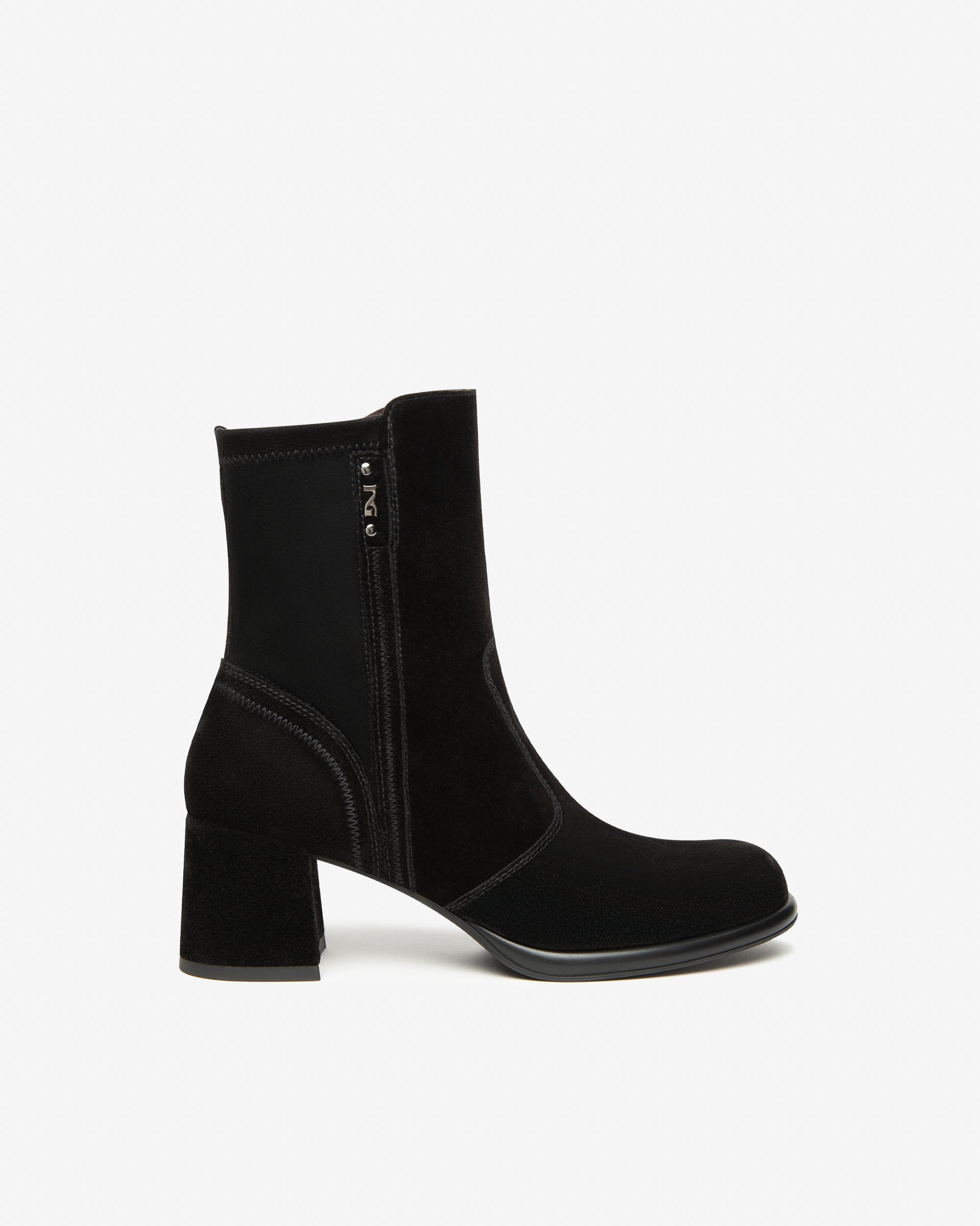 NeroGiardini Tronchetti Donna in Suede nero 514311D-100 shoesstyle