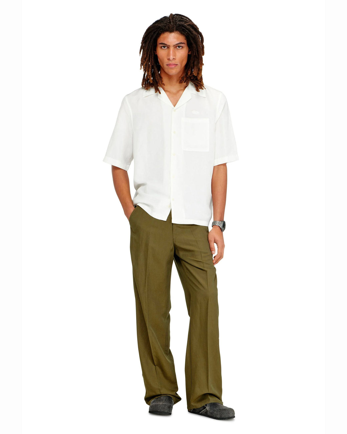 Camicia Ss Brack Avorio
