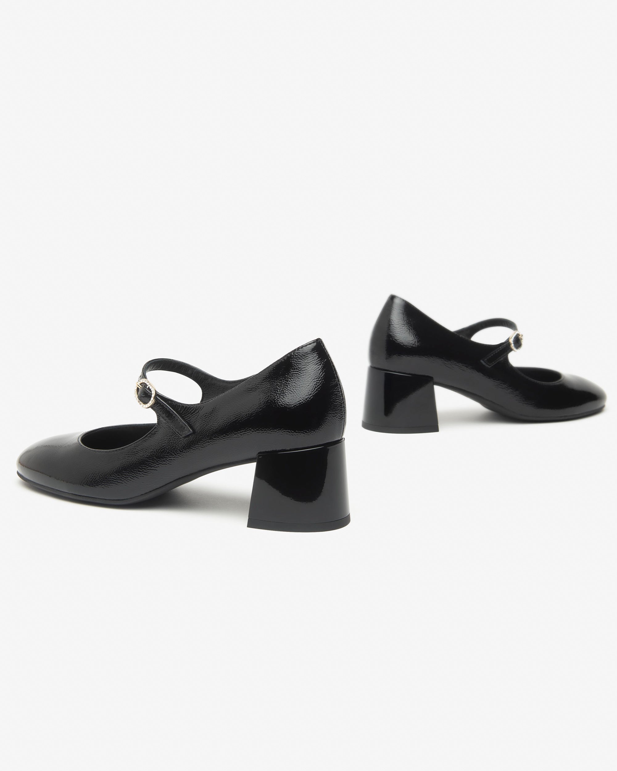 Décolleté Donna in Vernice Nero