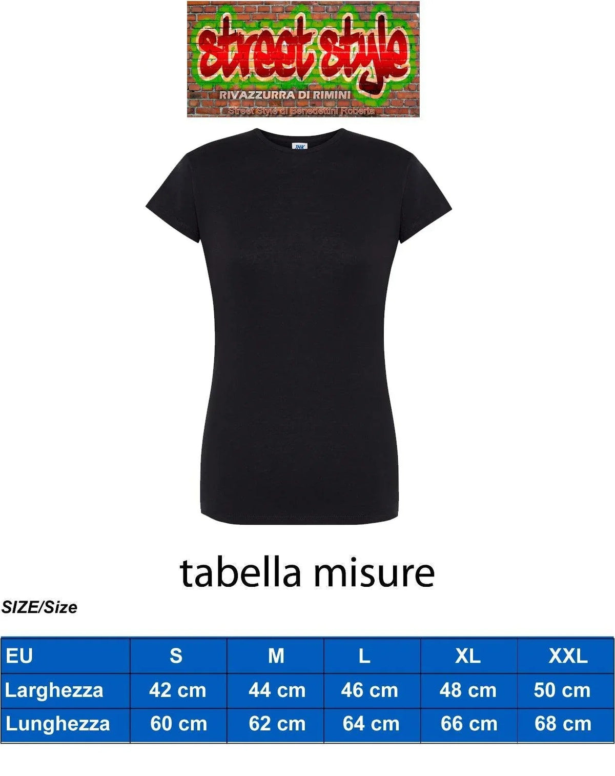 Bambina Banksy 3500 Lady T-Shirt Donna 100% Cotone Pettinato JK