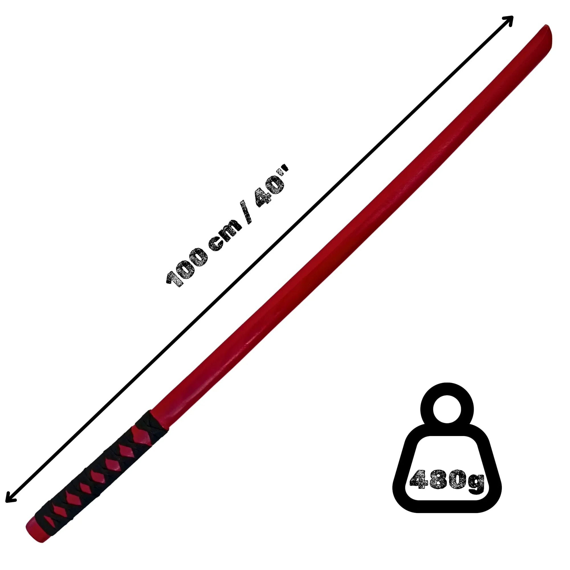 Bokken in legno con Tsuka Suburito Bokuto - Allenamento per Aikido, Iaido, Kobudo, Kendo, Kenjutsu Katori Shinto ryu