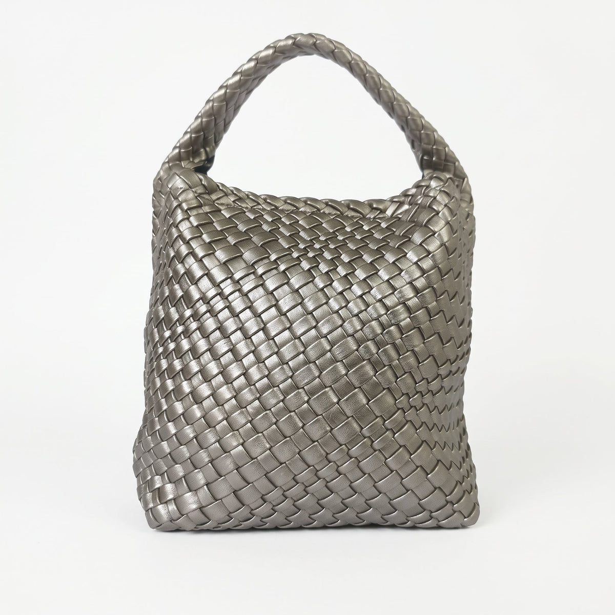 Borsa a Mano in Ecopelle Intrecciata