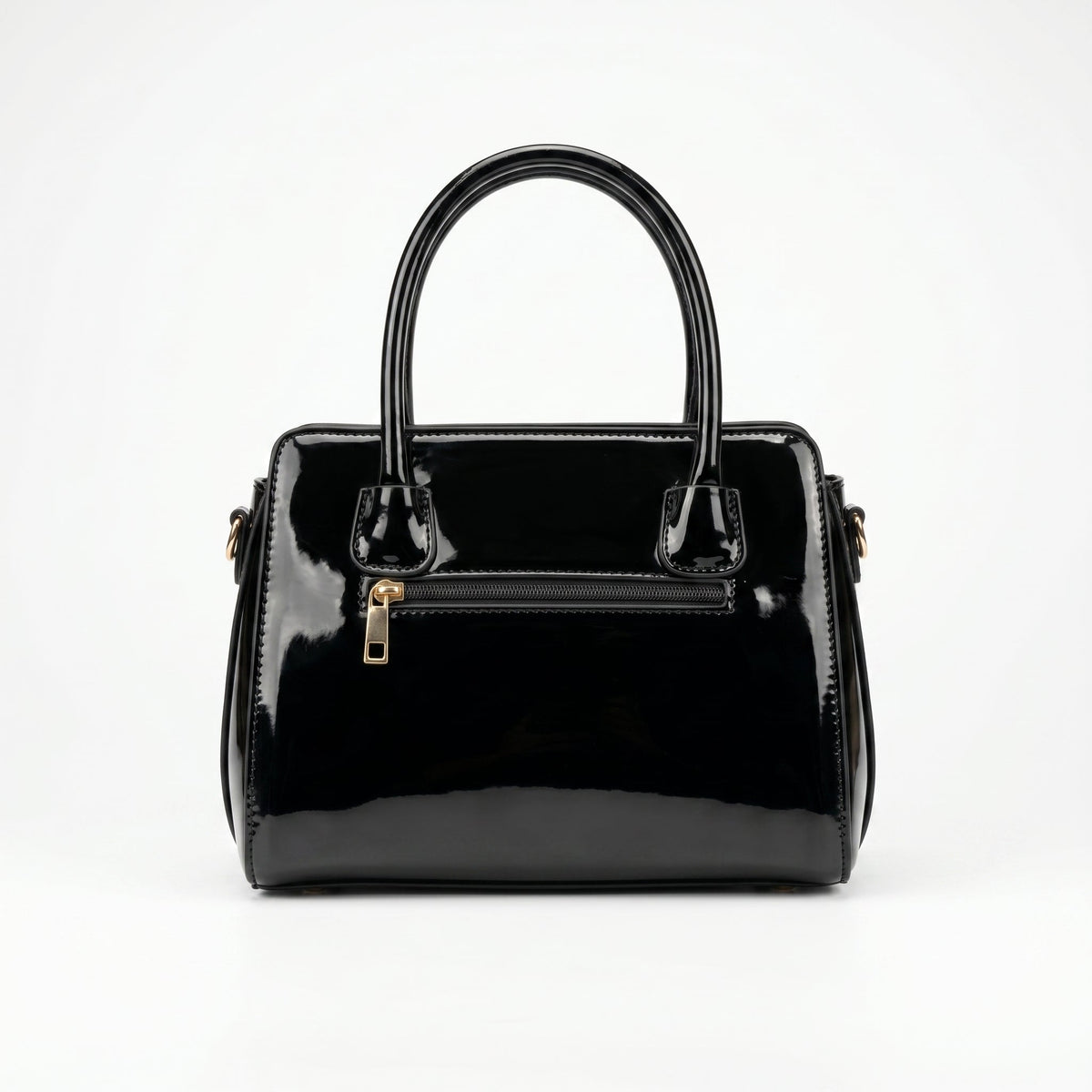 Borsa a Mano in Pelle Verniciata