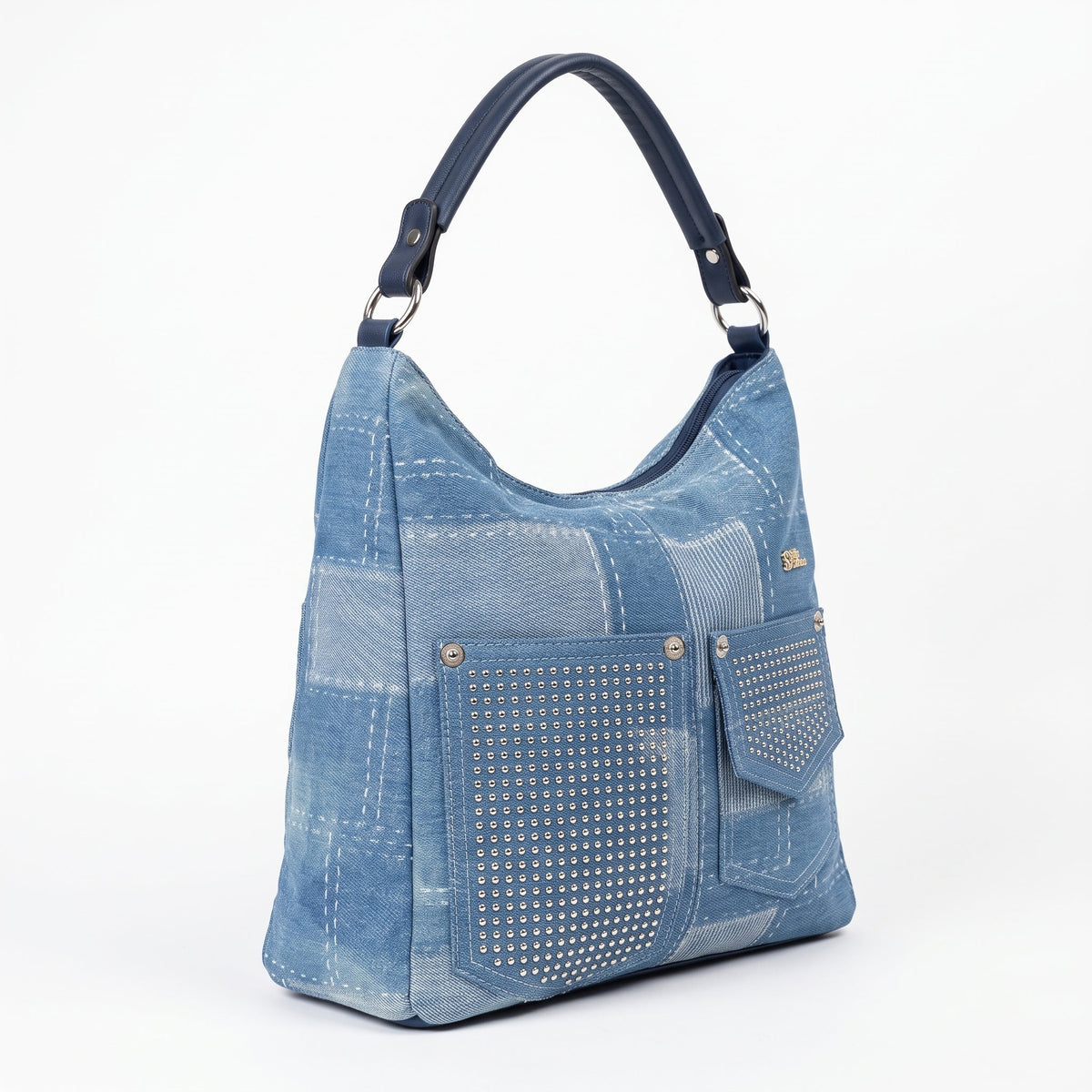 Borsa a Spalla in Denim Urban Edge