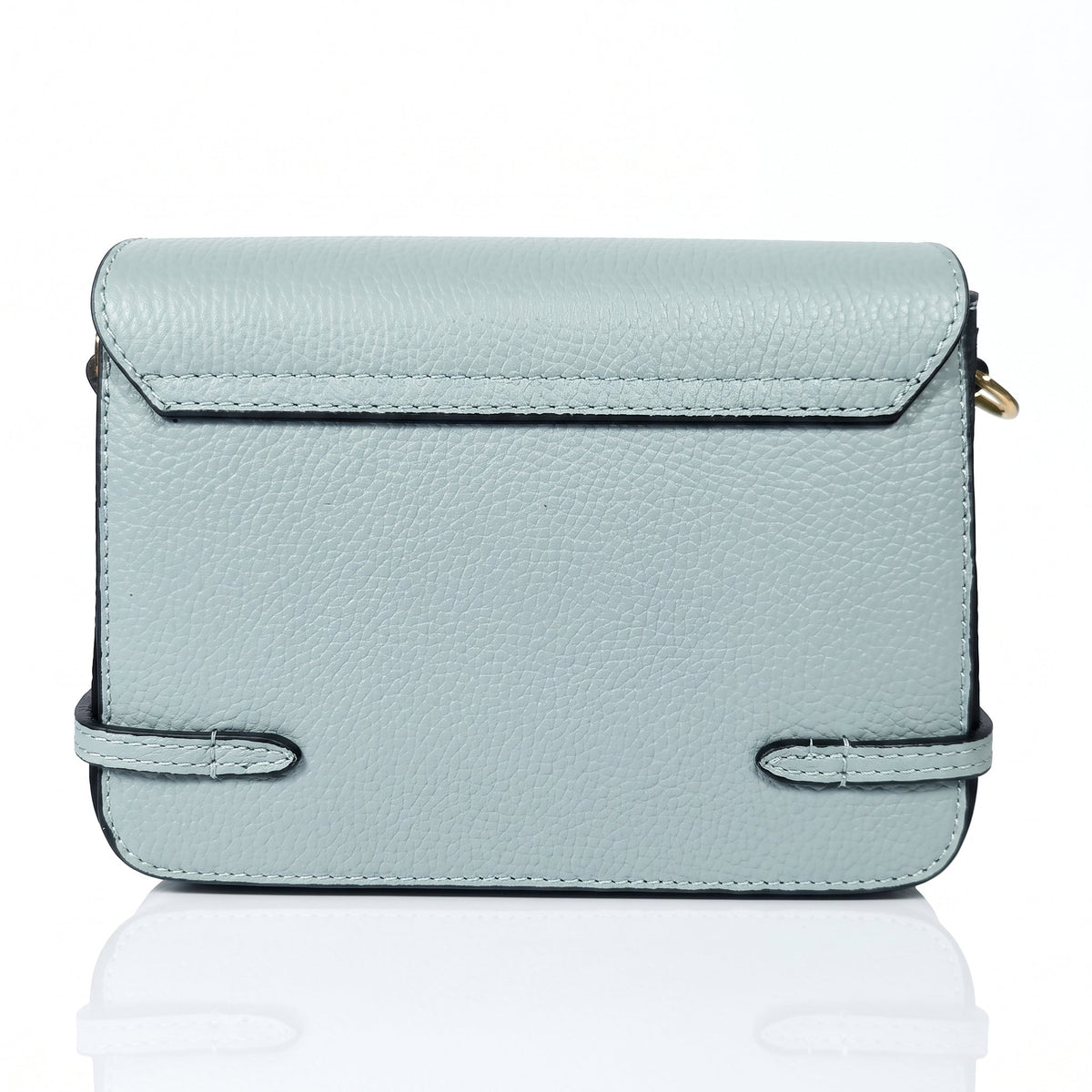 Buckle Up Borsa a Tracolla in Vera Pelle