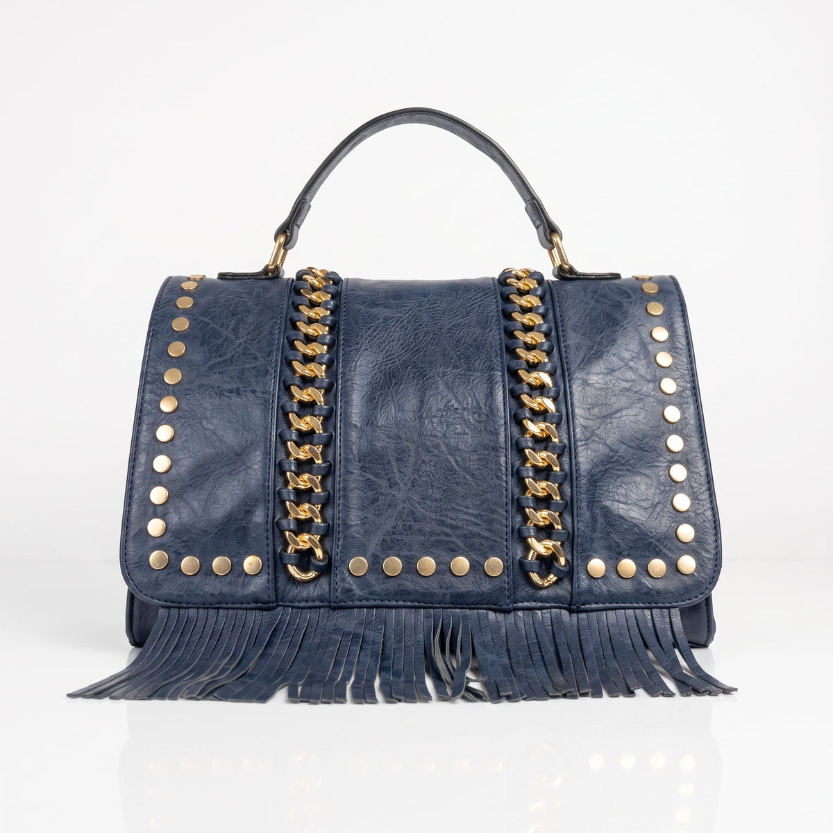 Borsa in Ecopelle Dettagli Dorati