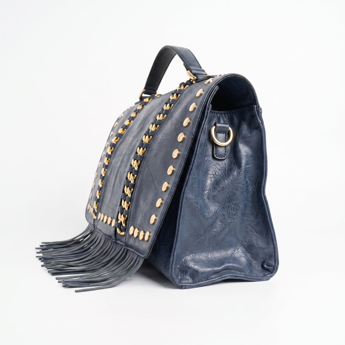 Borsa in Ecopelle Dettagli Dorati
