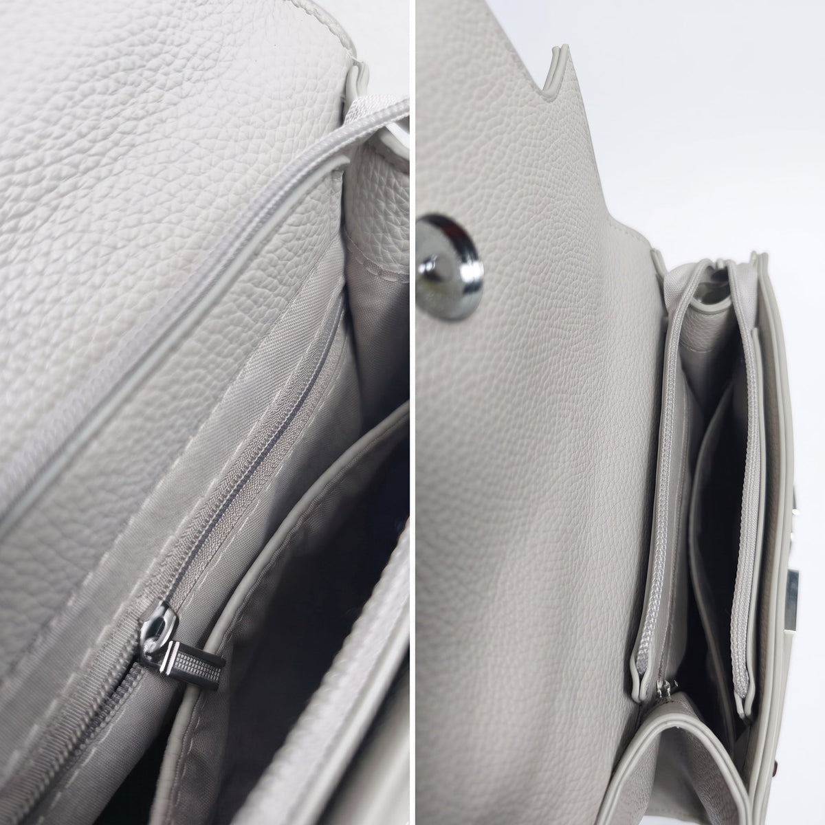 Borsa in Ecopelle Grigio