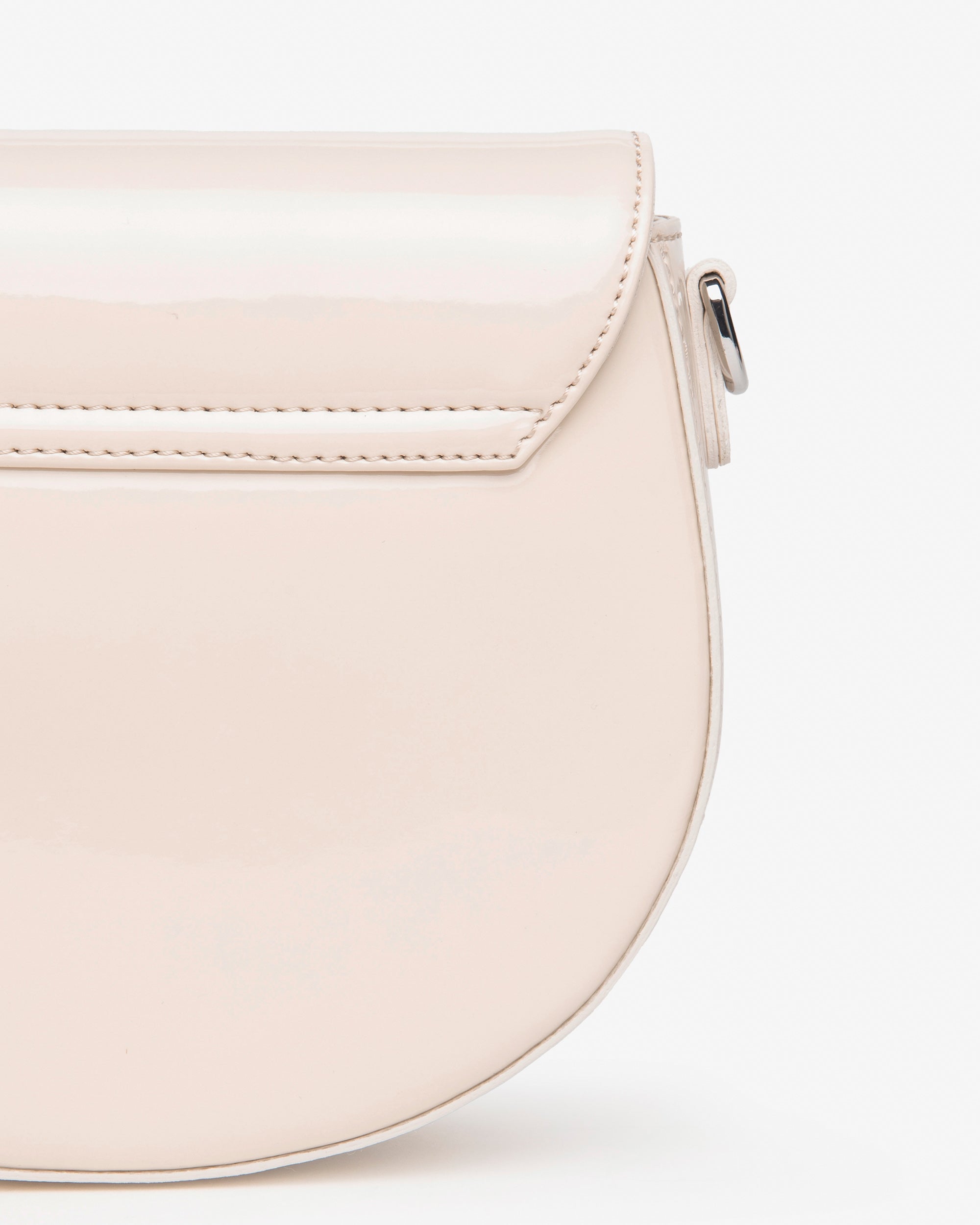 Borsa In Pelle Lucida Beige Latte  Nero Giardini