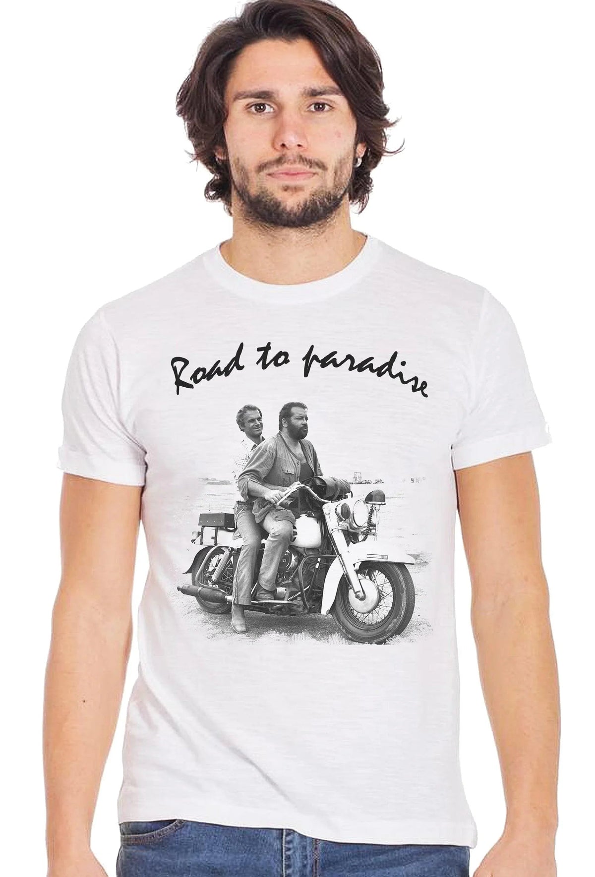 Bud Spencer &amp; Terence Hill - T-Shirt Moto The Legend