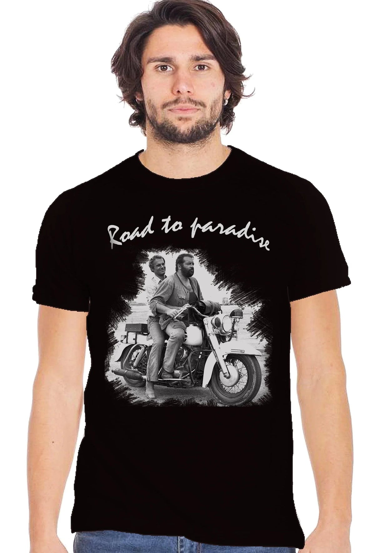 Bud Spencer &amp; Terence Hill - T-Shirt Moto The Legend
