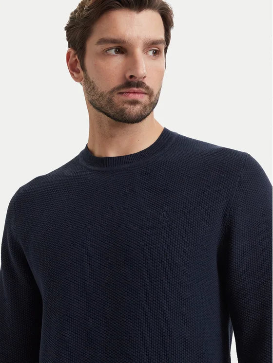 Calvin Klein maglioncino in cotone uomo LV04LF304G CEF blu
