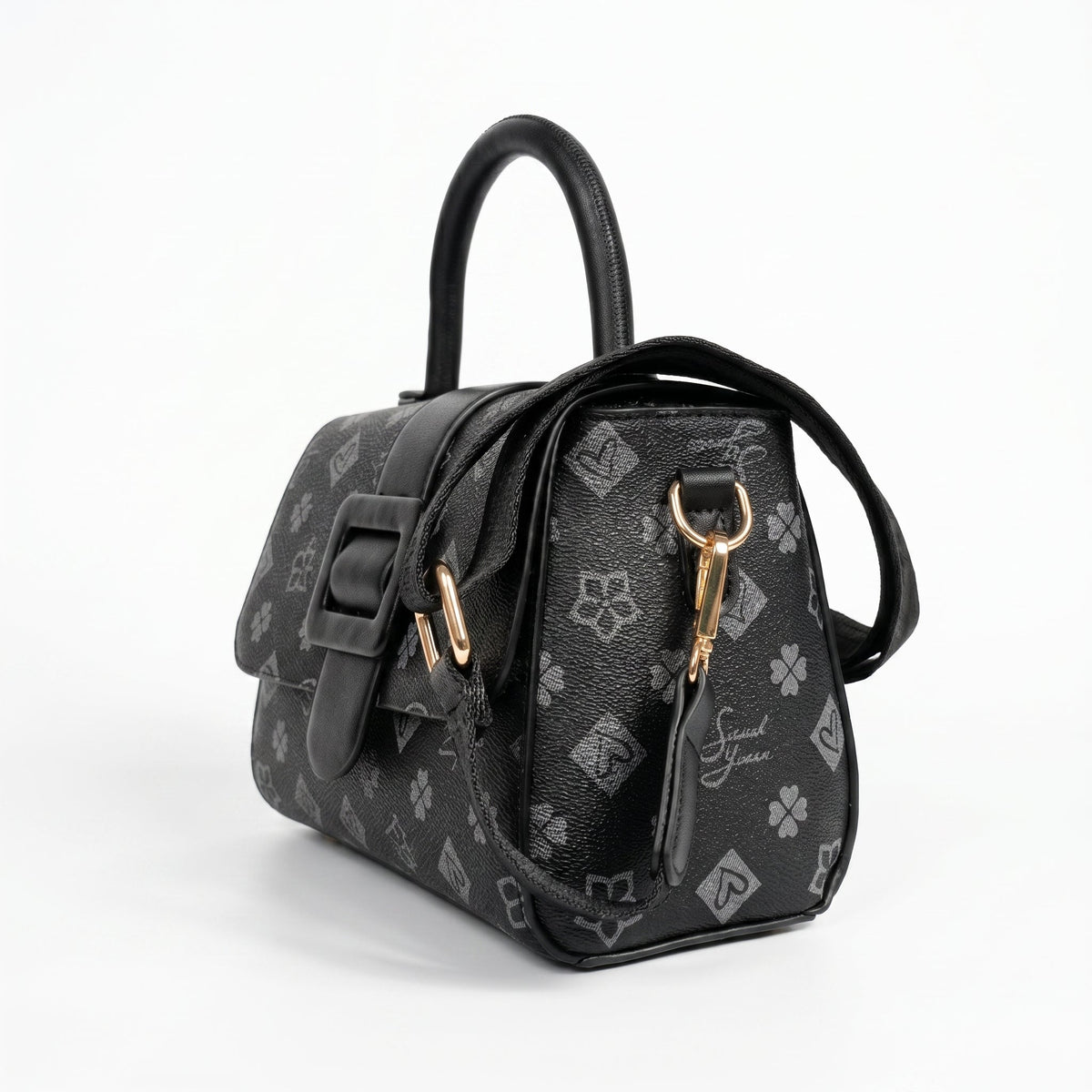 Sweet Years Mini Borsa a Tracolla in Ecopelle con Stampa Floreale