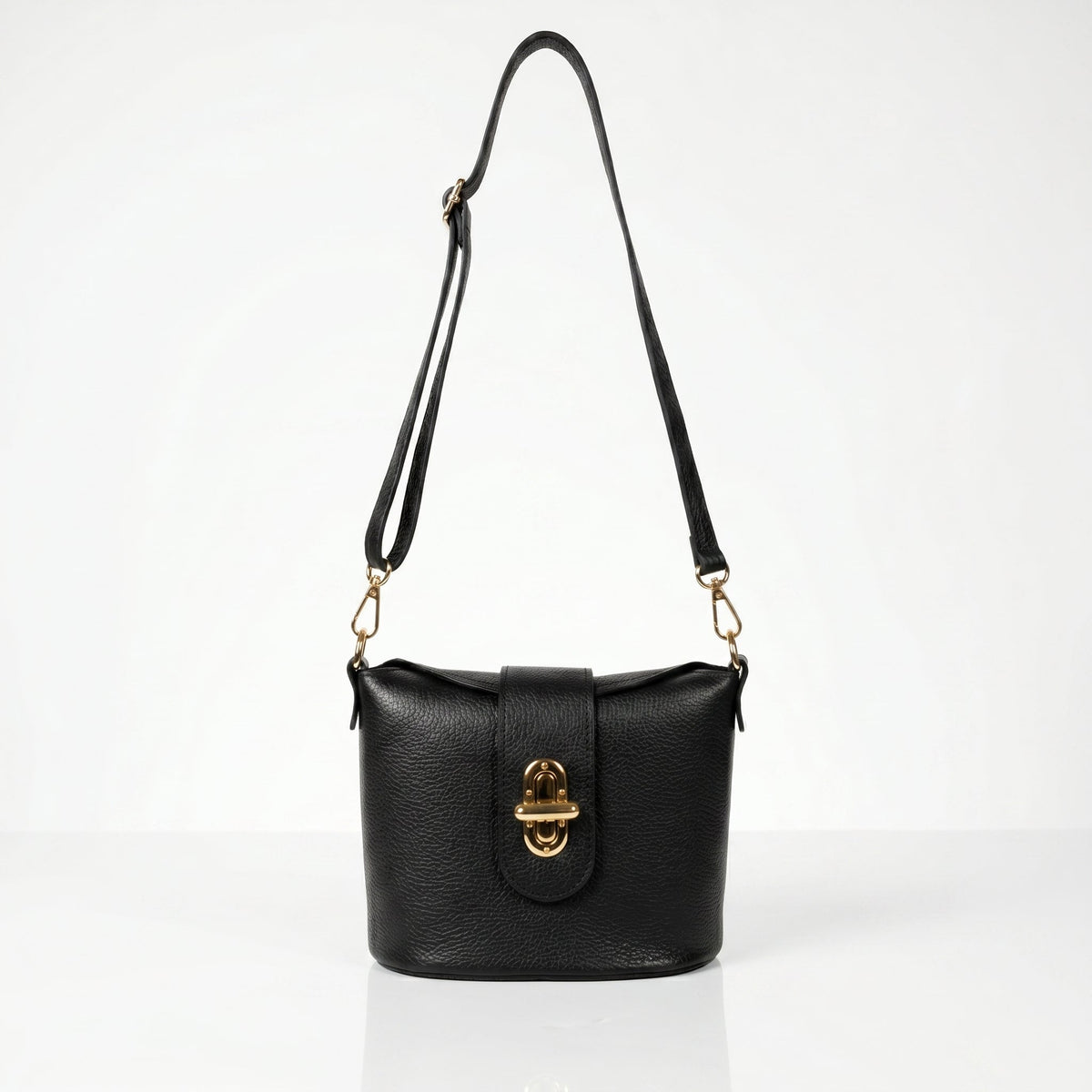 Emma Borsa in Vera Pelle con Chiusura a Torsione