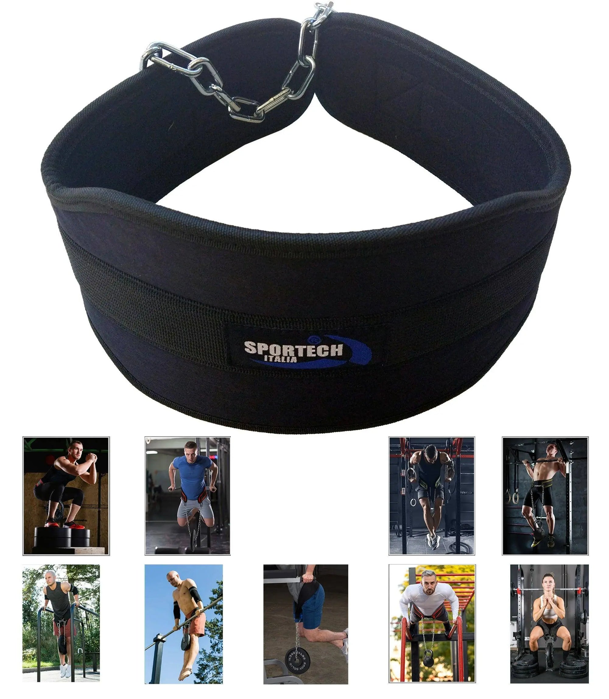 Cintura Palestra Powerlifting per Dip Bodybuilding sollevamento pesi Sovraccarico Calisthenics