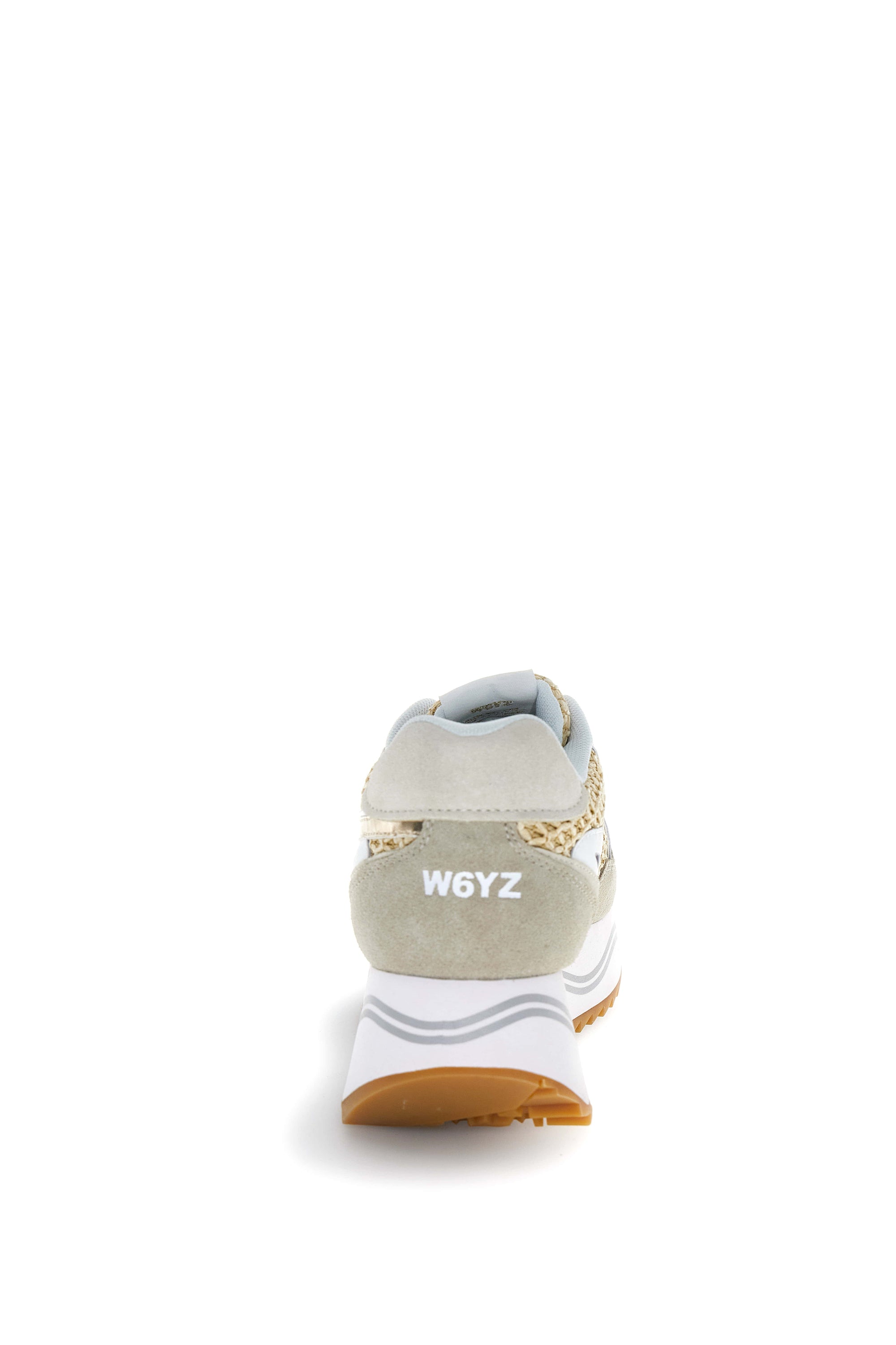 DEVA W. - Sneakers in suede e tessuto - Grano-Bianco-Sabbia