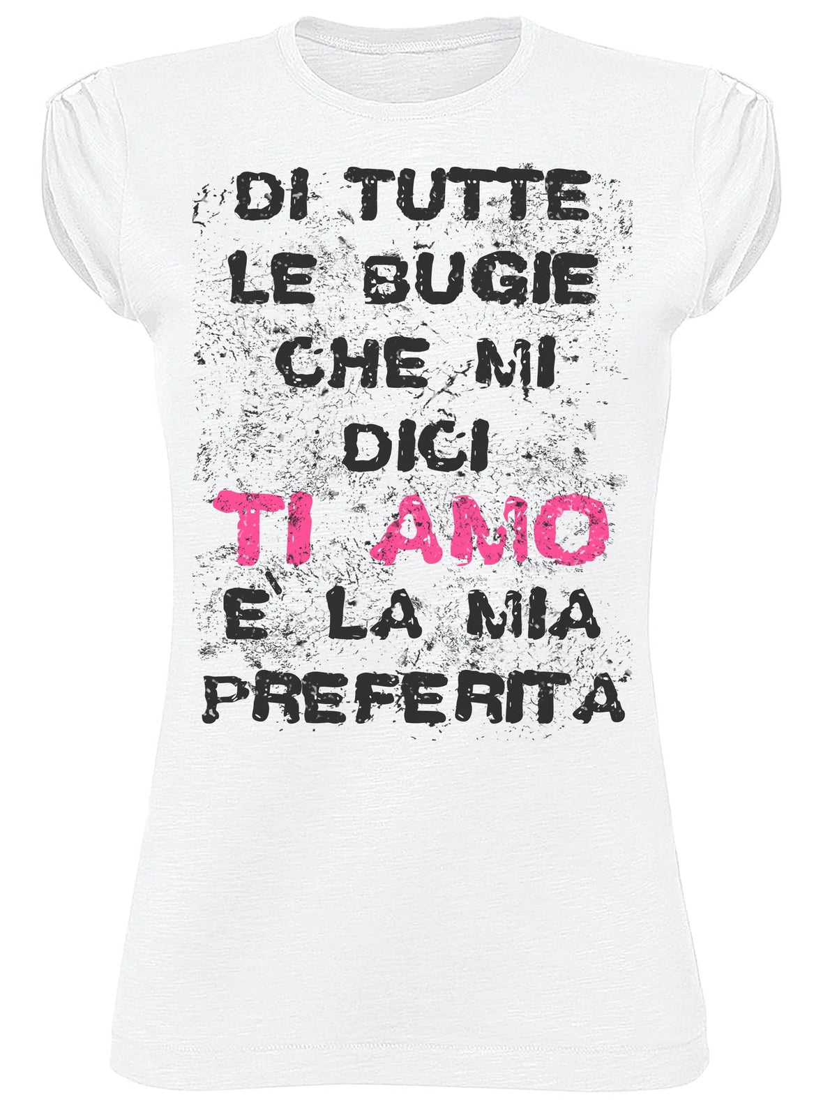 T-shirt Donna Slub 'Ti Amo' - STREET STYLE