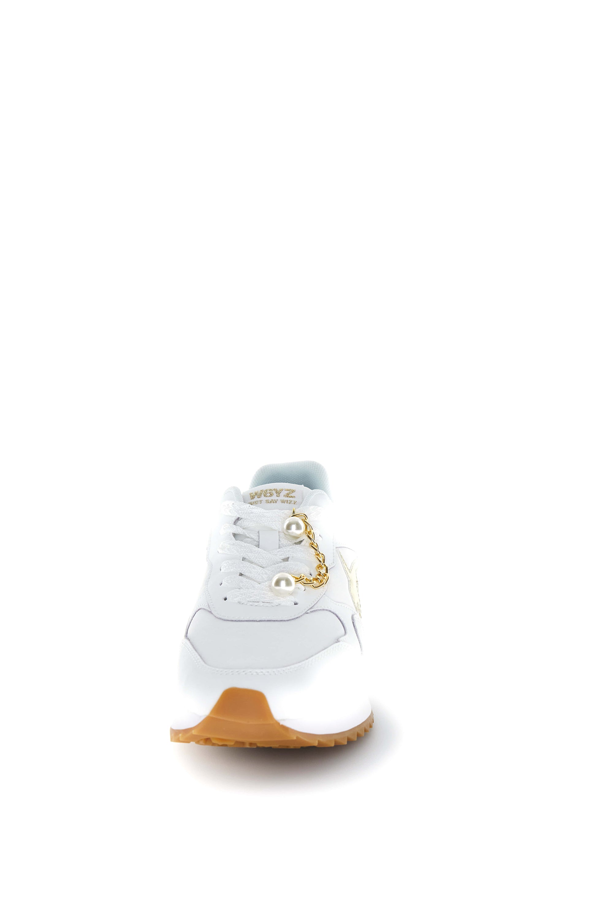 YAK-W. - Sneakers in tessuto tecnico e pelle - Bianco-Platino