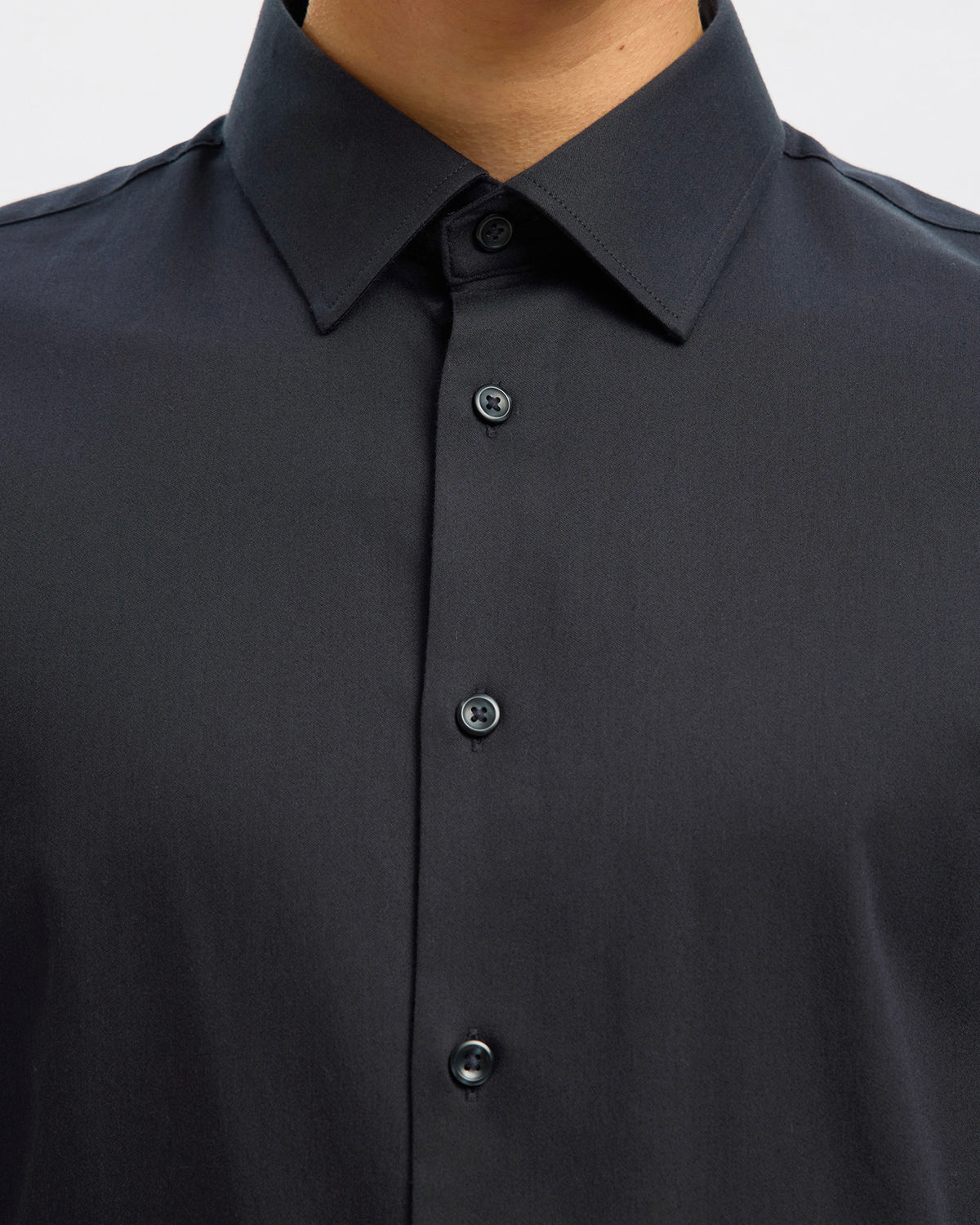 Camicia Flip Performance Slim Nera