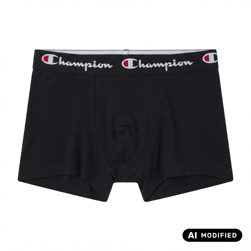 Champion boxer intimo uomo in cotone elasticizzato U20194-KK001 nero
