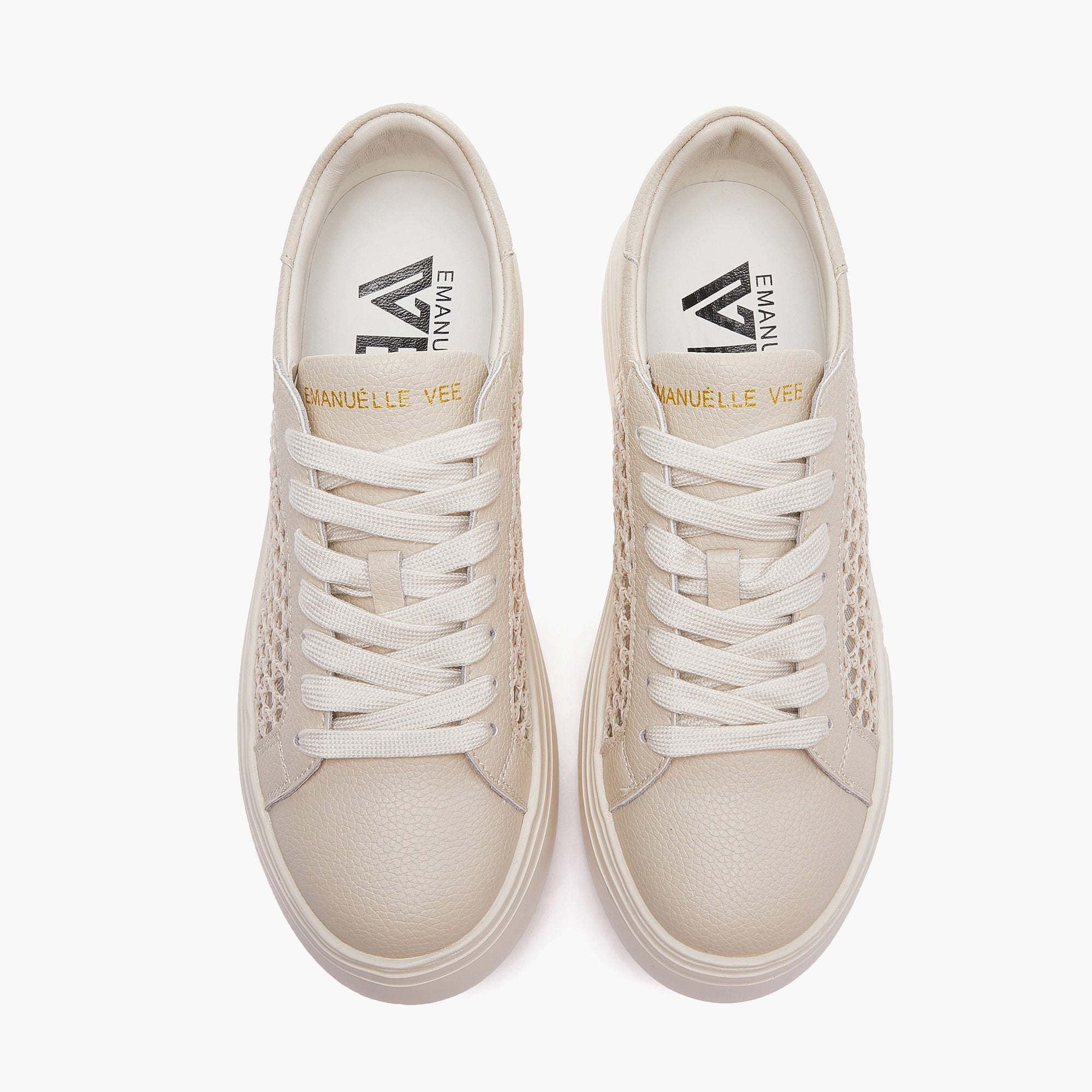 Sneakers Emanuelle Vee 461P 901 18 P138 da donna ivory.