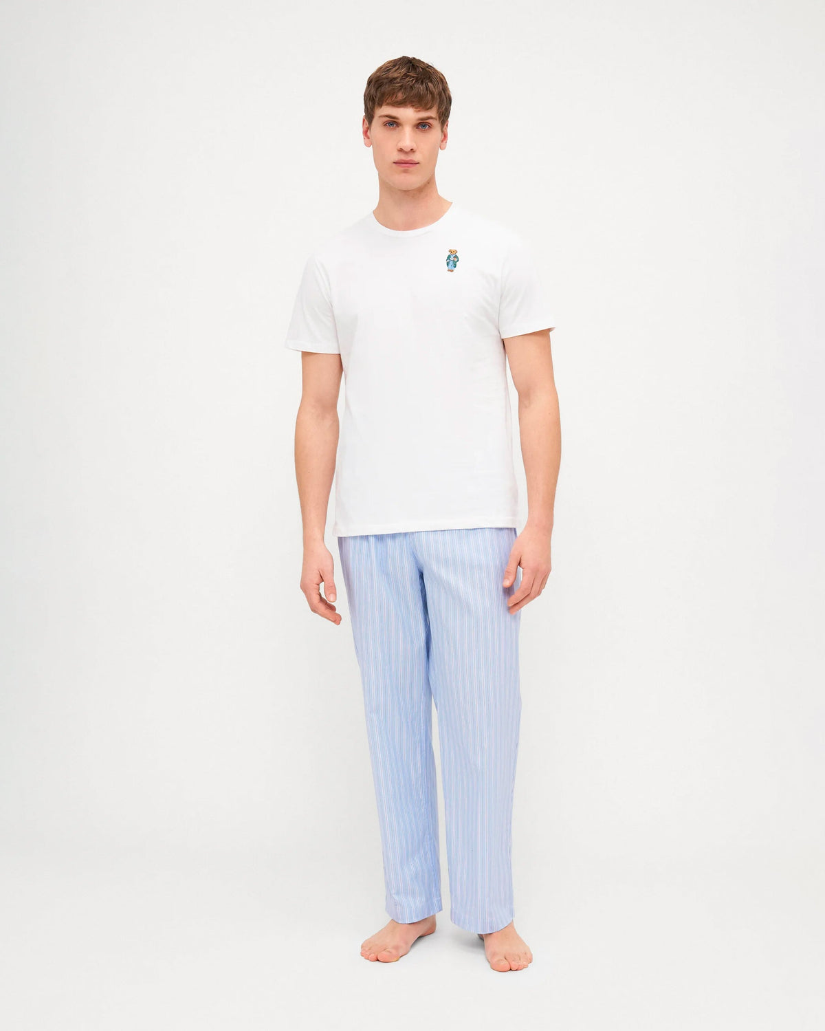 Pigiama S/S Set Stripe &amp; T-Shirt
