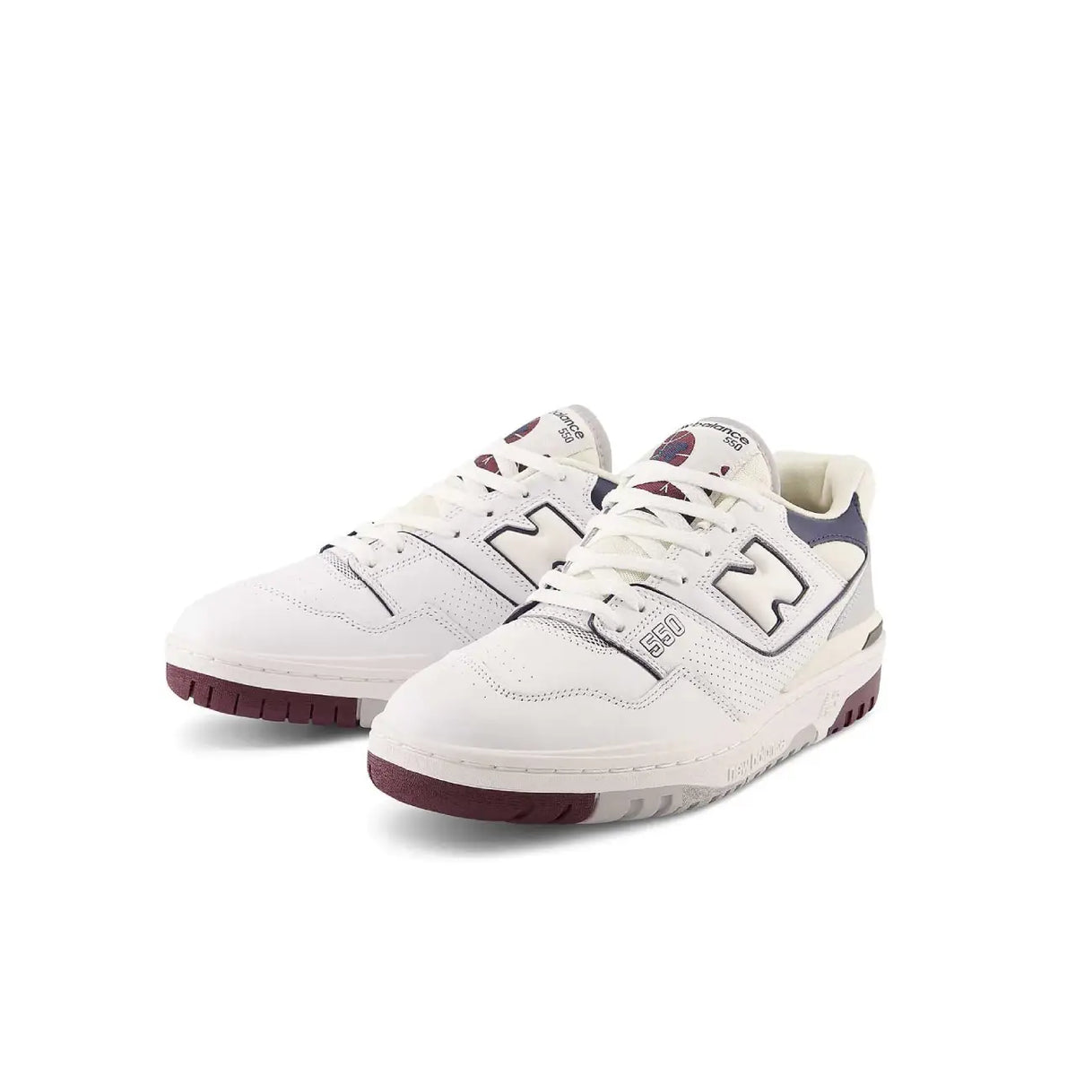 New Balance 550 White Natural Indigo Burgundy