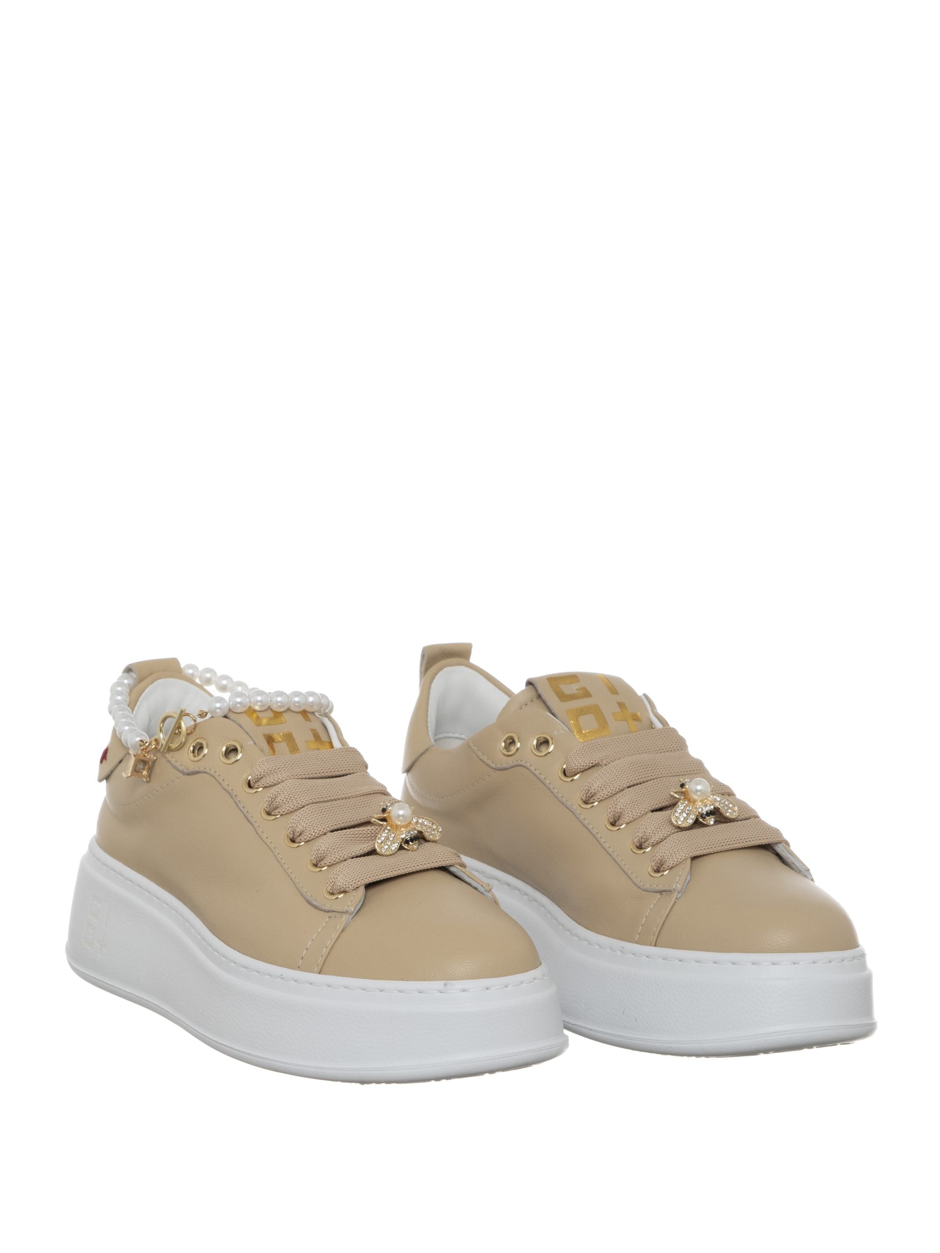 Sneakers Gio+Beige Platino, Donna